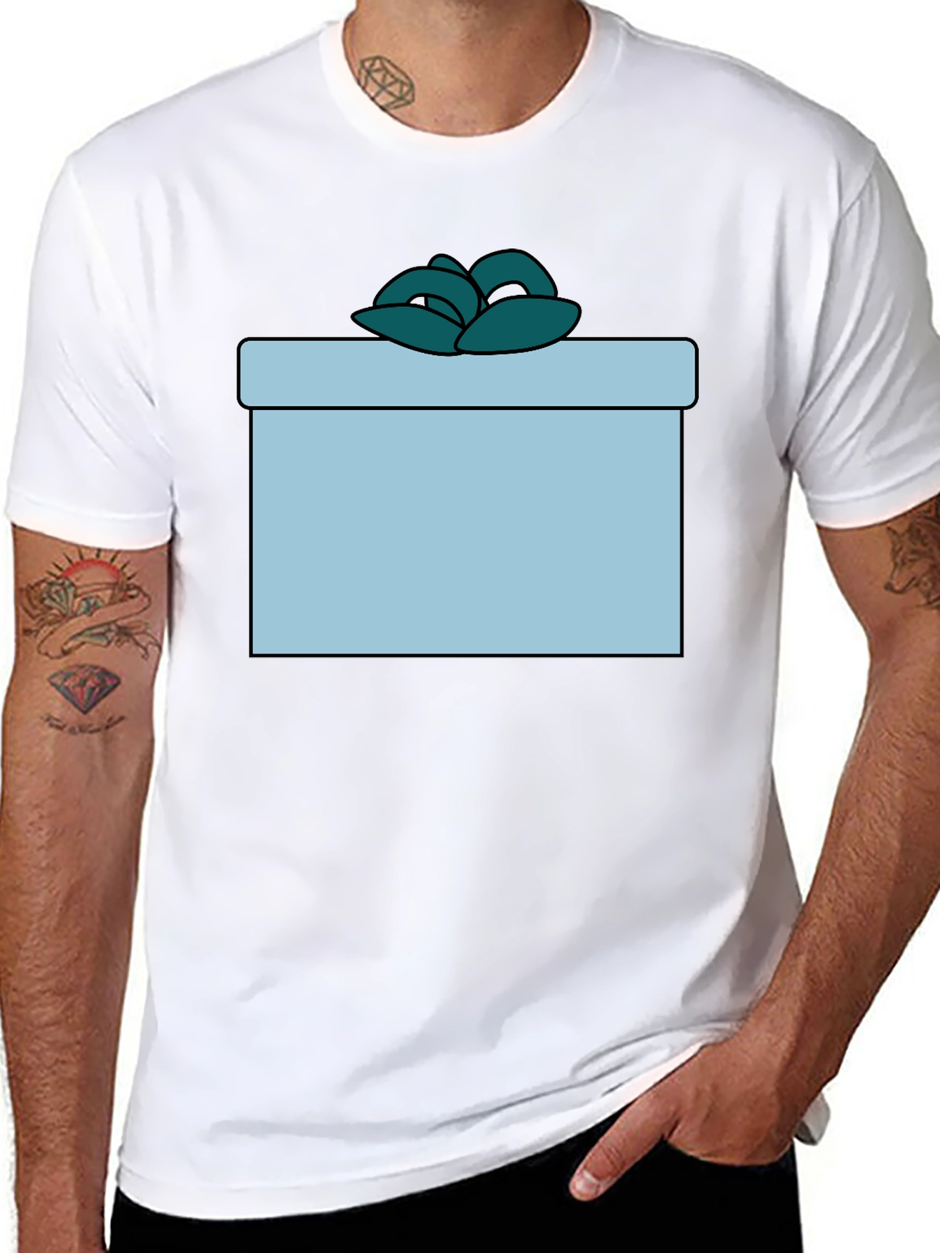 Present Graphic Tee - Stylish & Comfortable