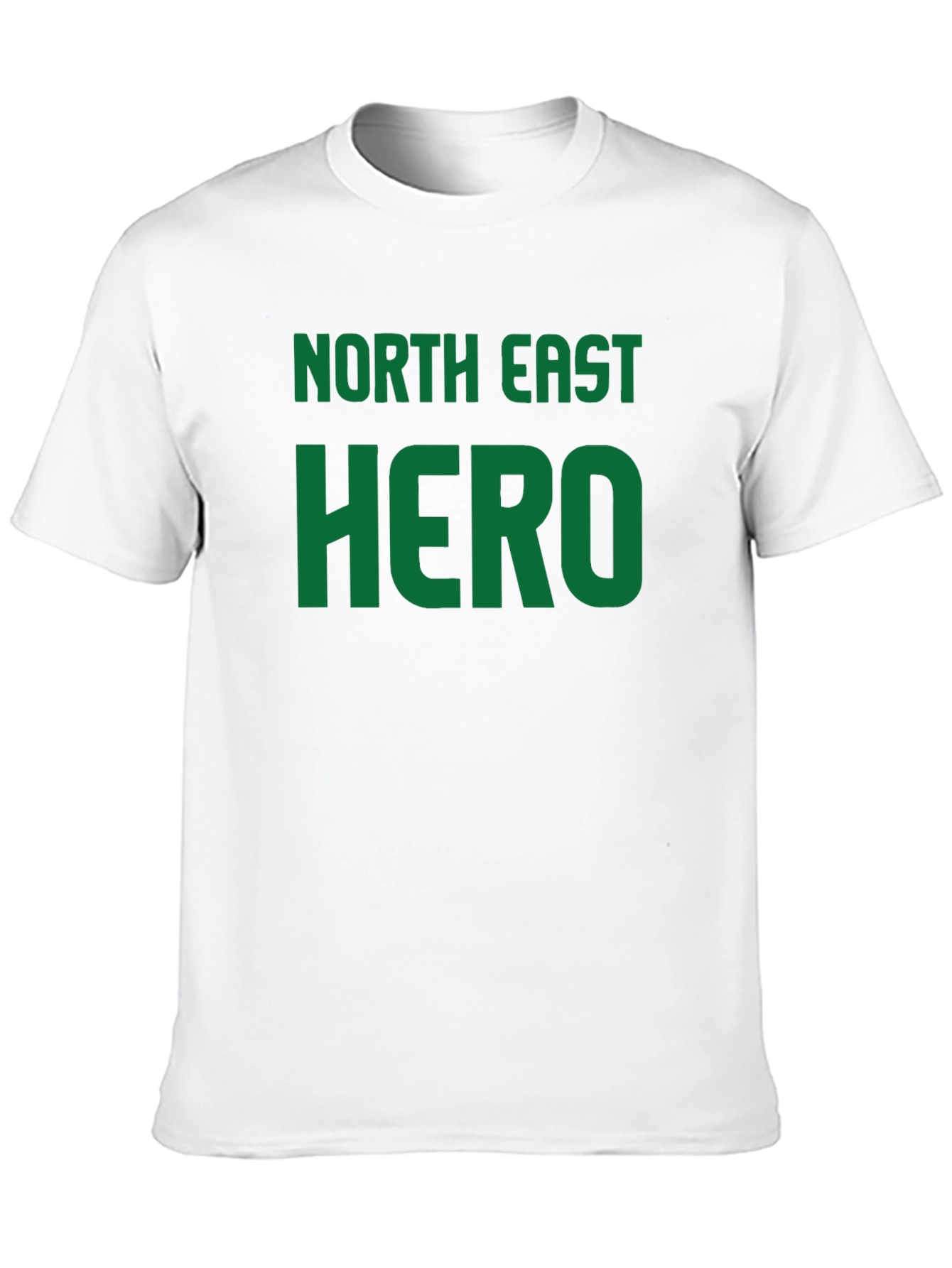 North East Hero Black Cotton T-Shirt