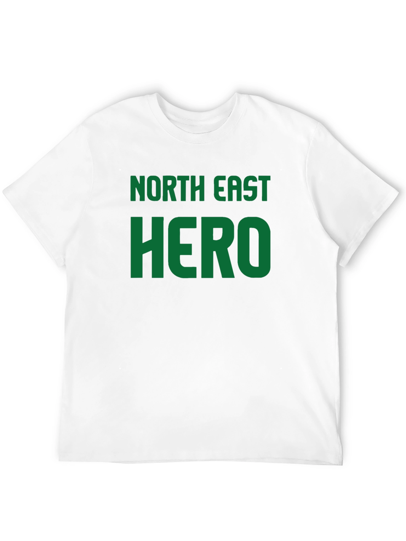 North East Hero Black Cotton T-Shirt