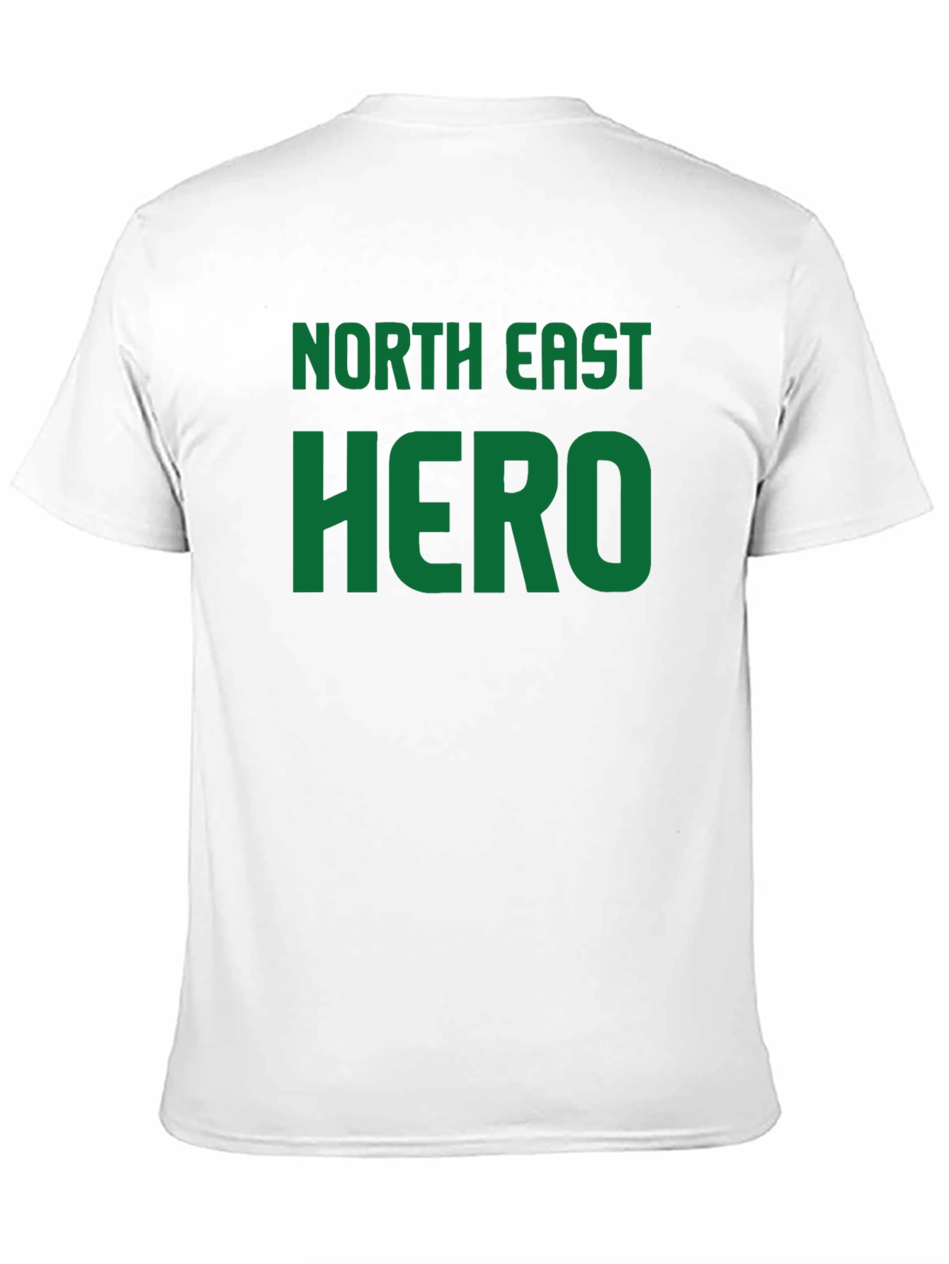 North East Hero Black Cotton T-Shirt