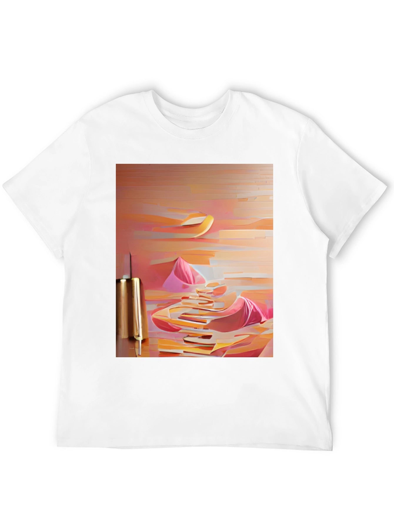 Abstract Art Black T-Shirt - Modern Graphic Tee