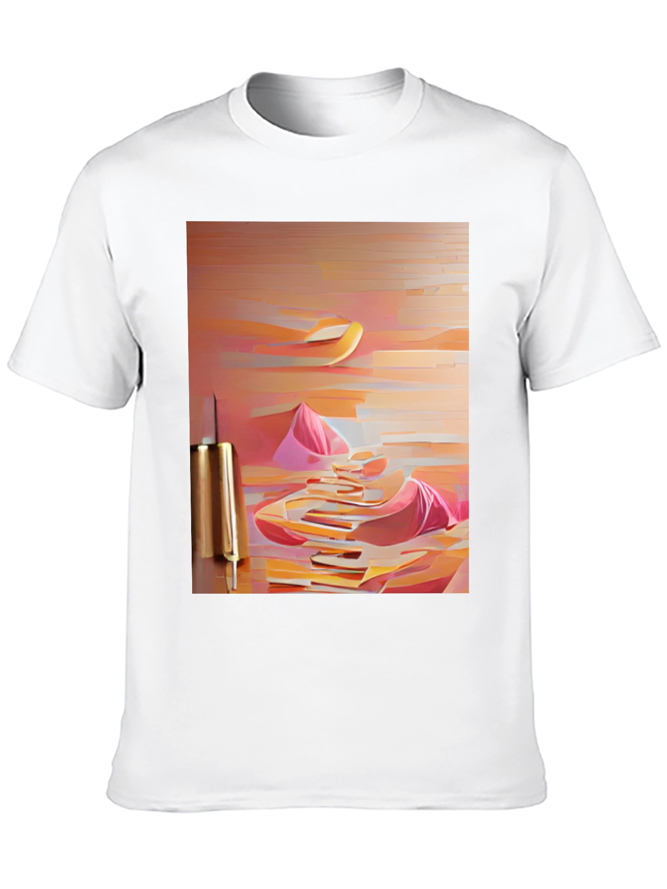 Abstract Art Black T-Shirt - Modern Graphic Tee
