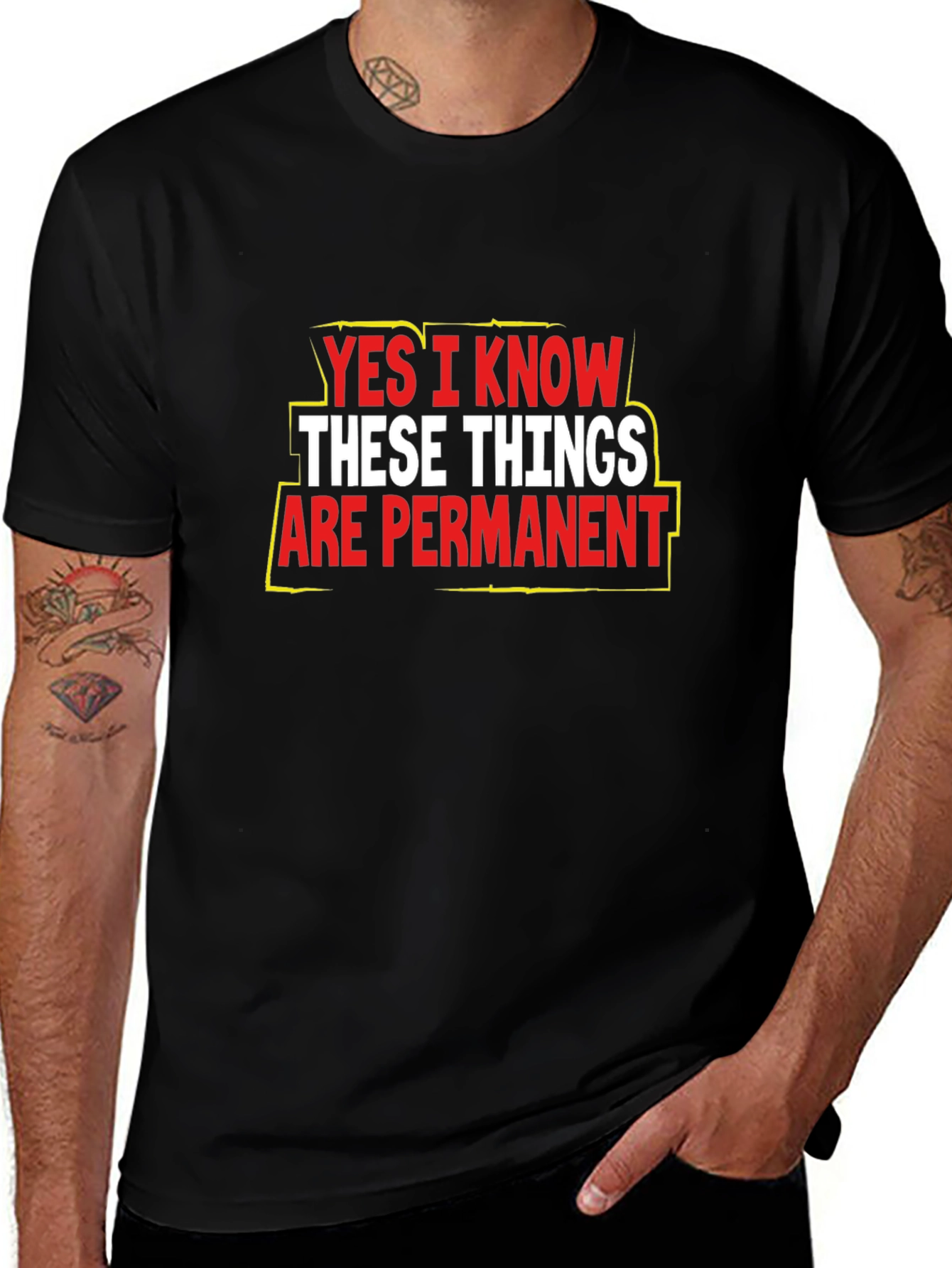 Funny Tattoo Lover Graphic T-Shirt - YES I KNOW