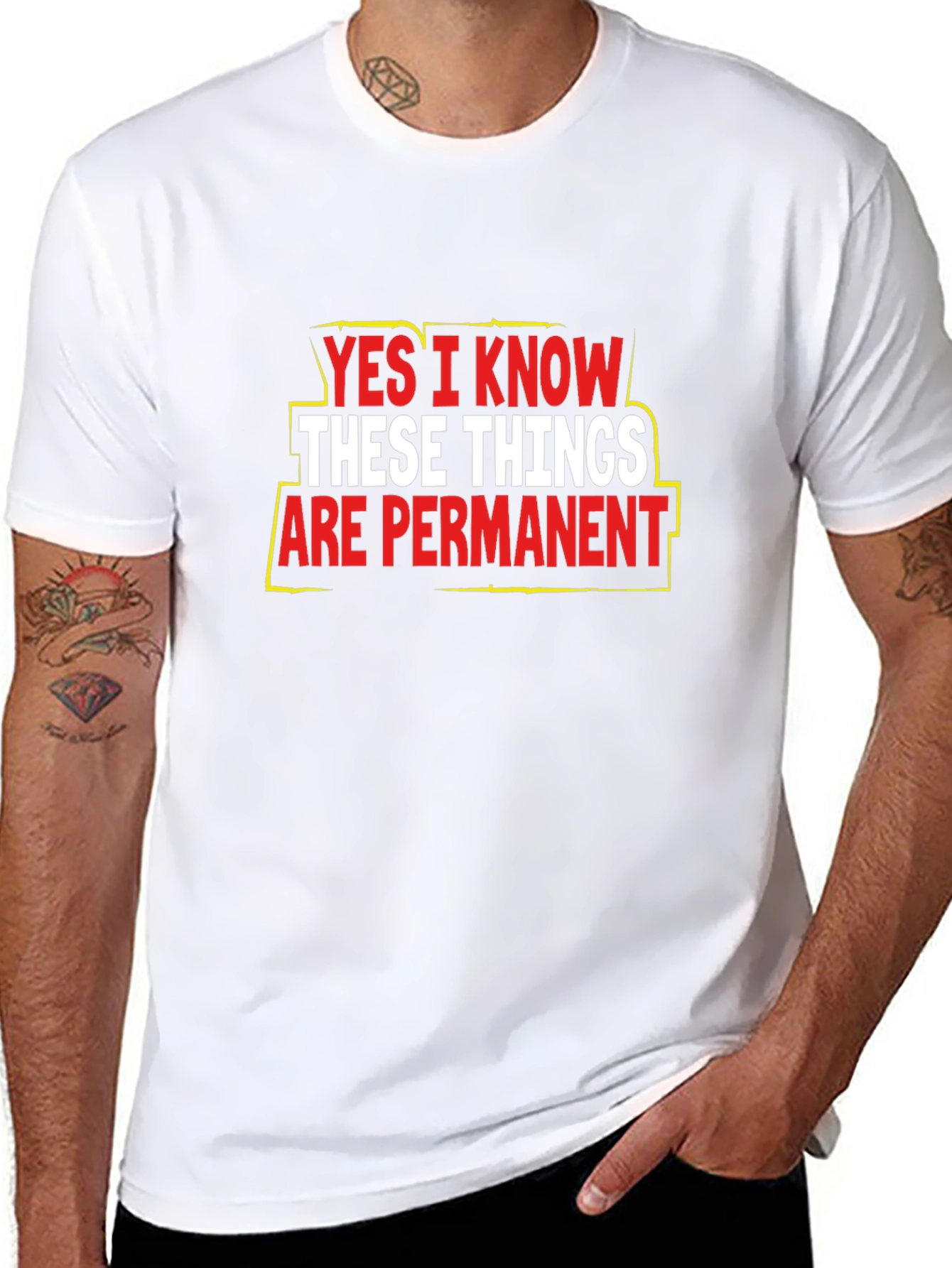 Funny Tattoo Lover Graphic T-Shirt - YES I KNOW
