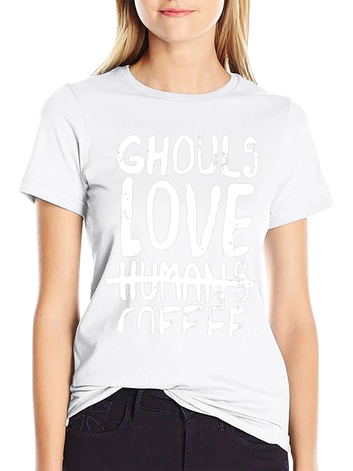 Ghouls Love Coffee T-Shirt - Funny Halloween Tee