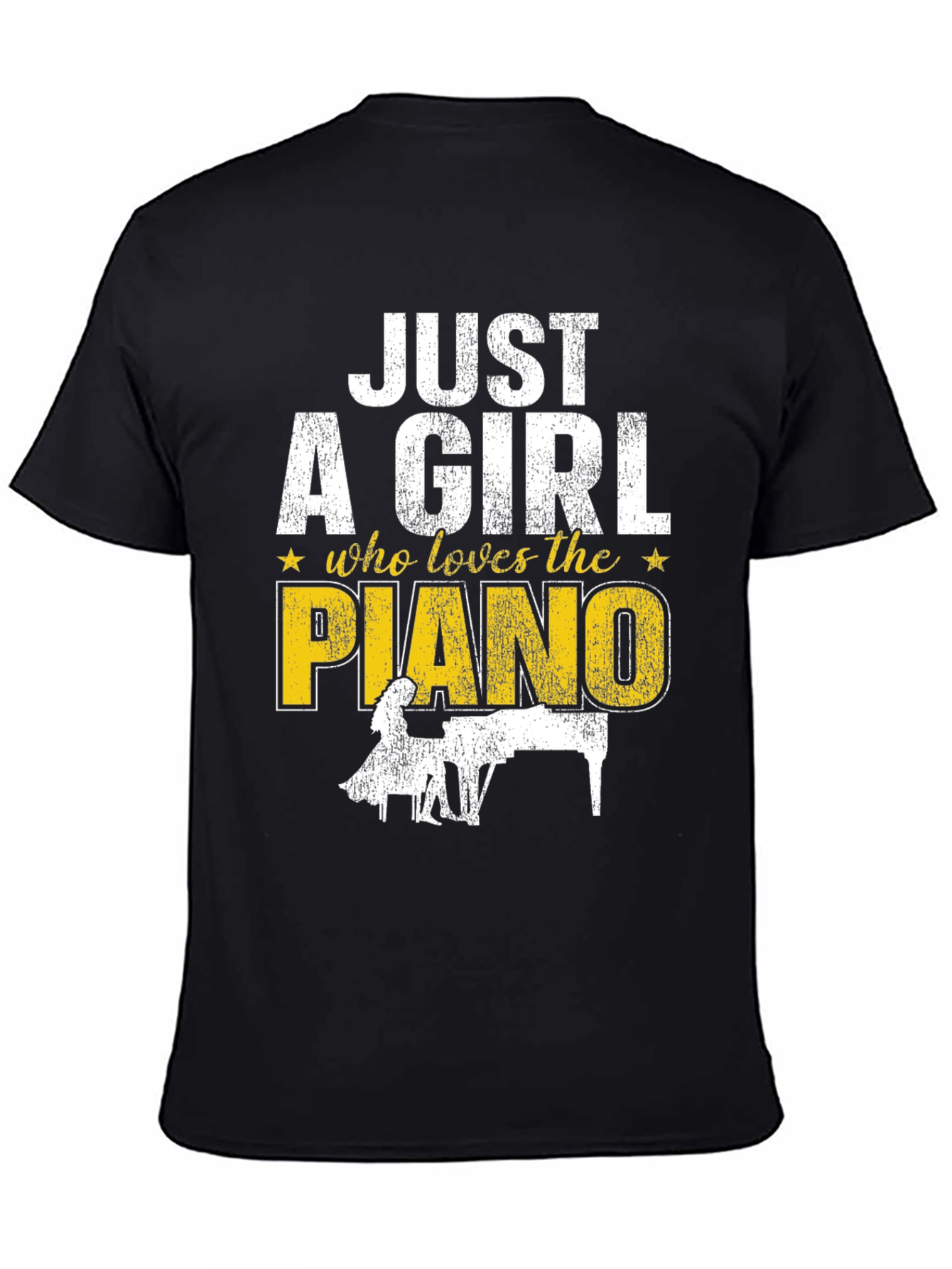 Just A Girl Who Loves The Piano T-Shirt