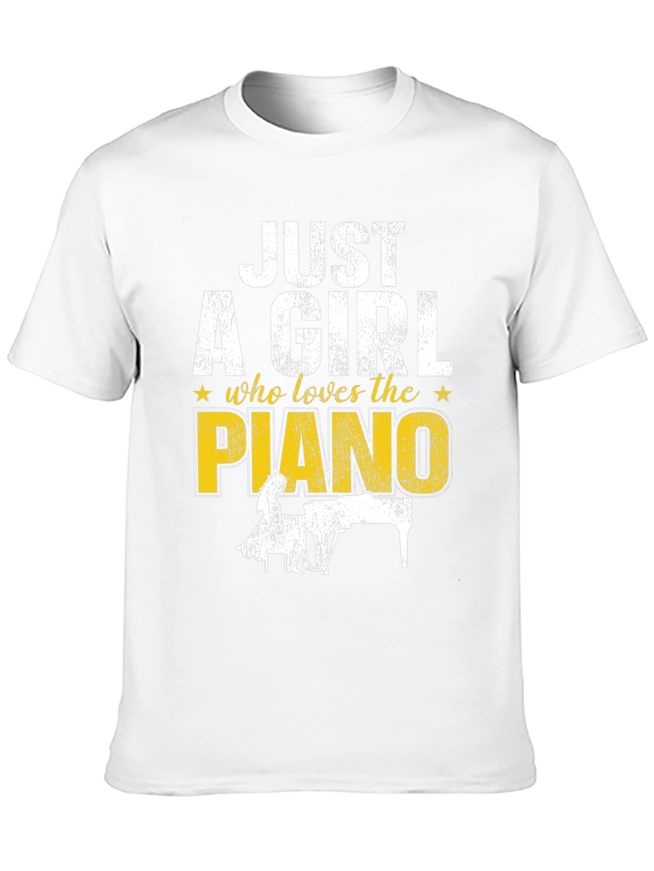 Just A Girl Who Loves The Piano T-Shirt