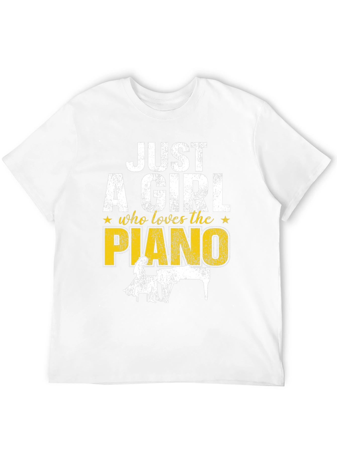 Just A Girl Who Loves The Piano T-Shirt