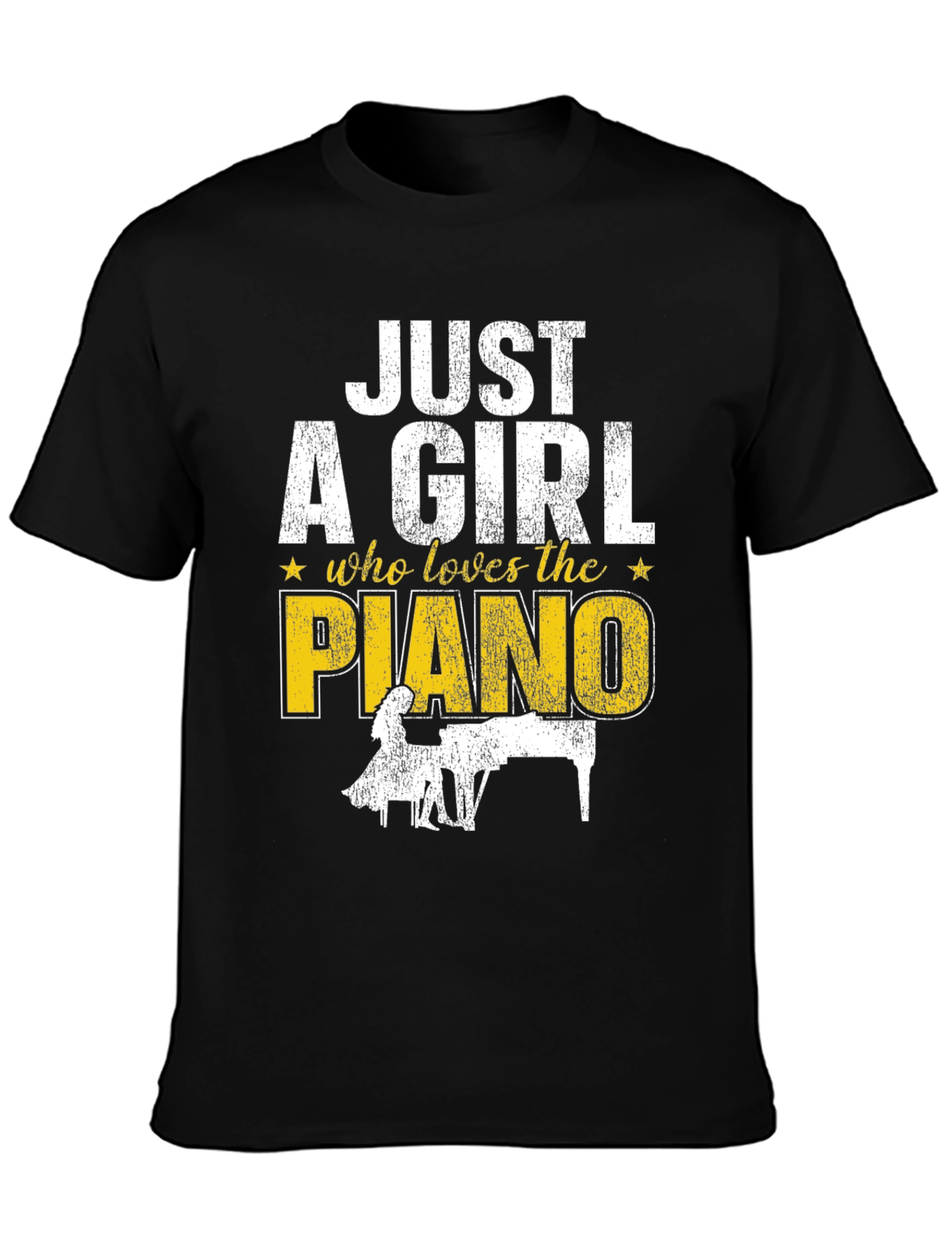 Just A Girl Who Loves The Piano T-Shirt
