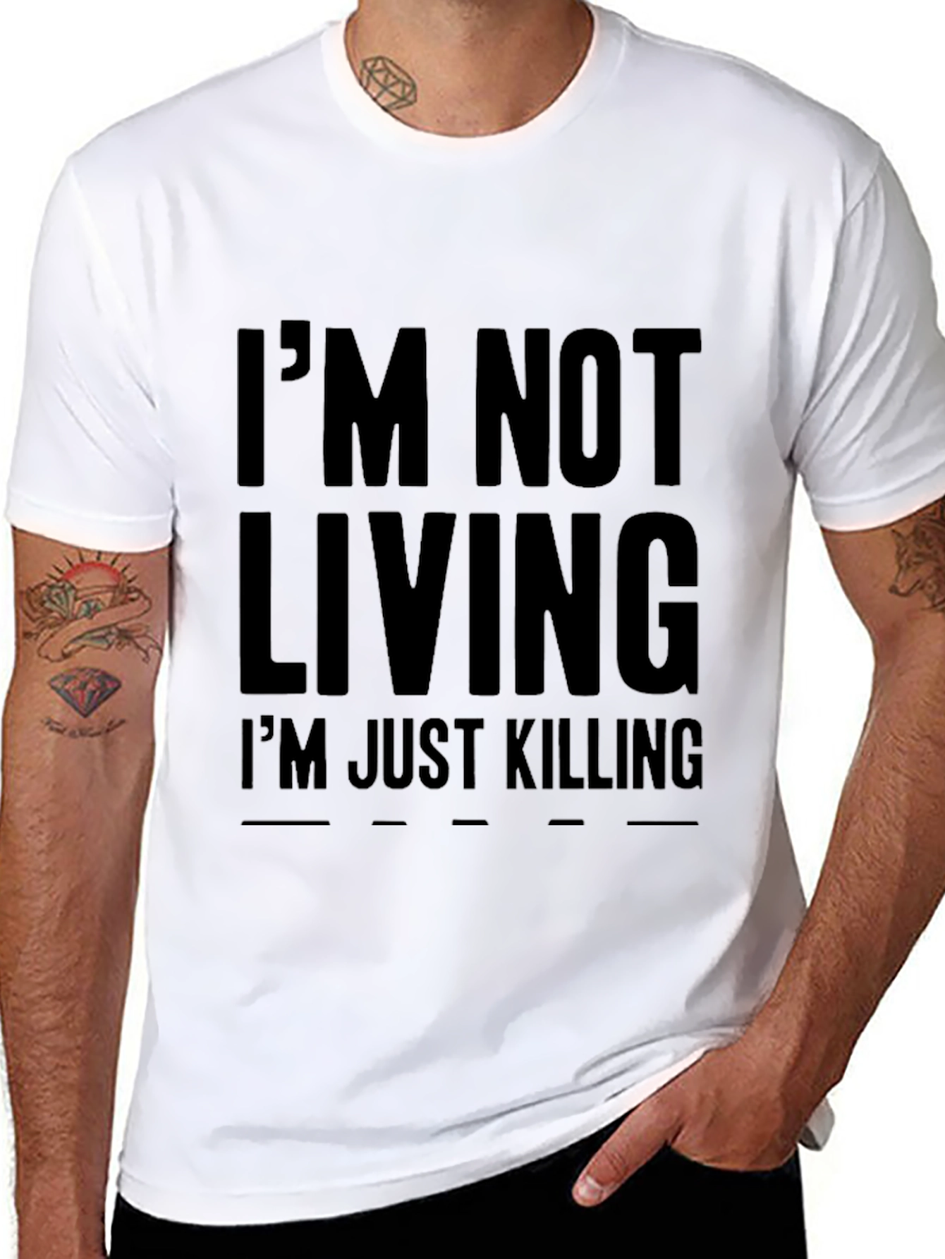 Im Not Living Graphic Tee