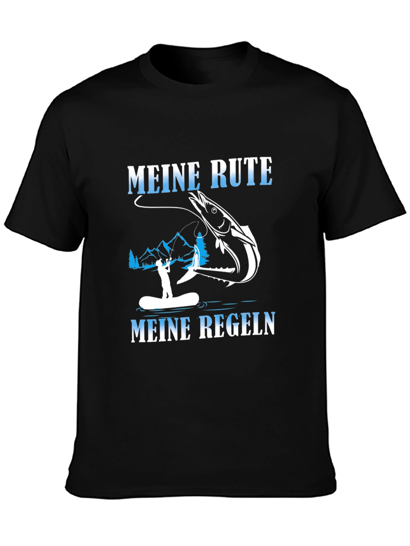 Meine Rute Meine Regeln Fishing T-Shirt