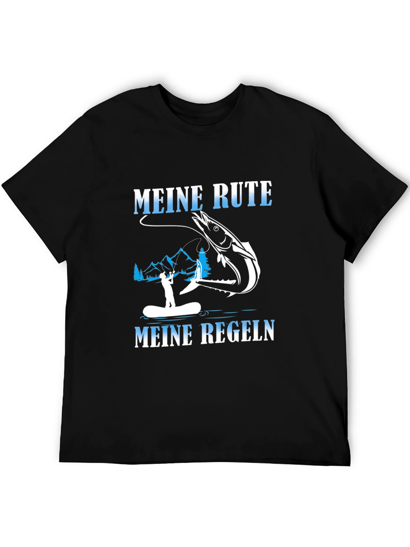 Meine Rute Meine Regeln Fishing T-Shirt