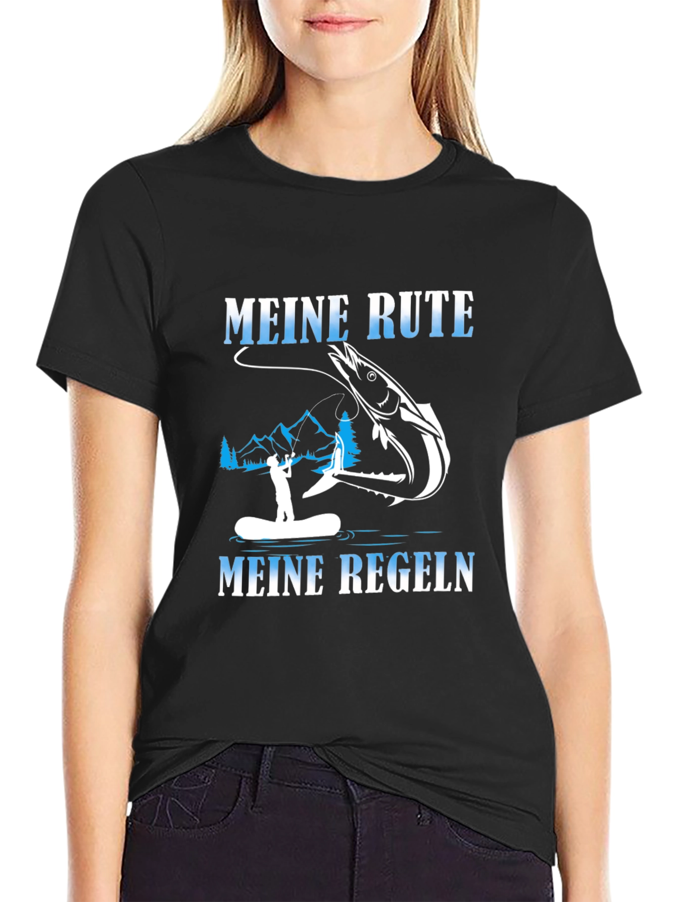 Meine Rute Meine Regeln Fishing T-Shirt