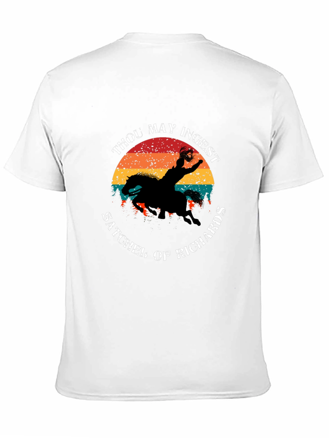 Thou May Ingest Satchel of Richards Black T-Shirt