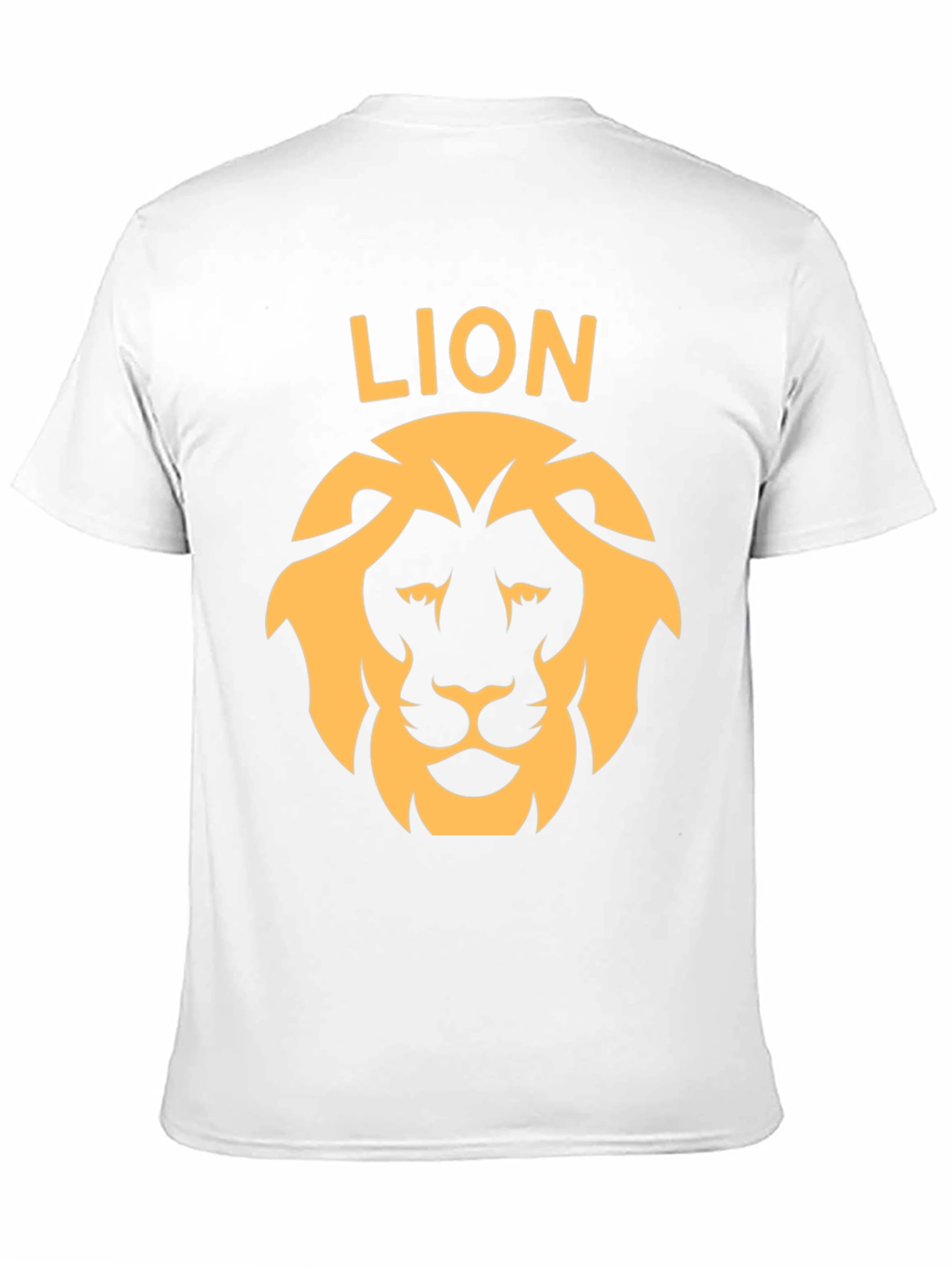 Lion Graphic Tee - Bold Design Black Cotton T-Shirt