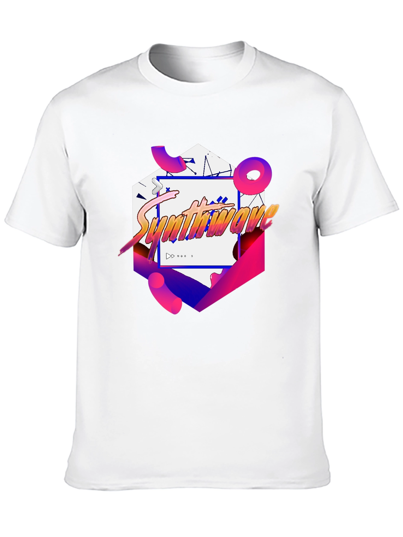 Synthwave Graphic Tee - Retro 80s Style