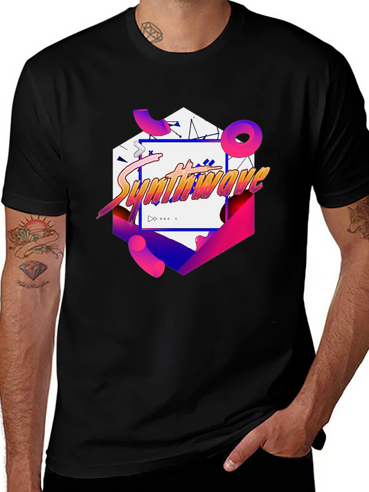 Synthwave Graphic Tee - Retro 80s Style
