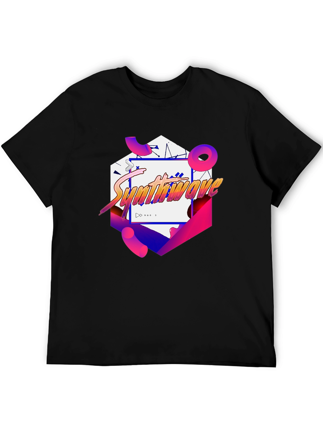 Synthwave Graphic Tee - Retro 80s Style
