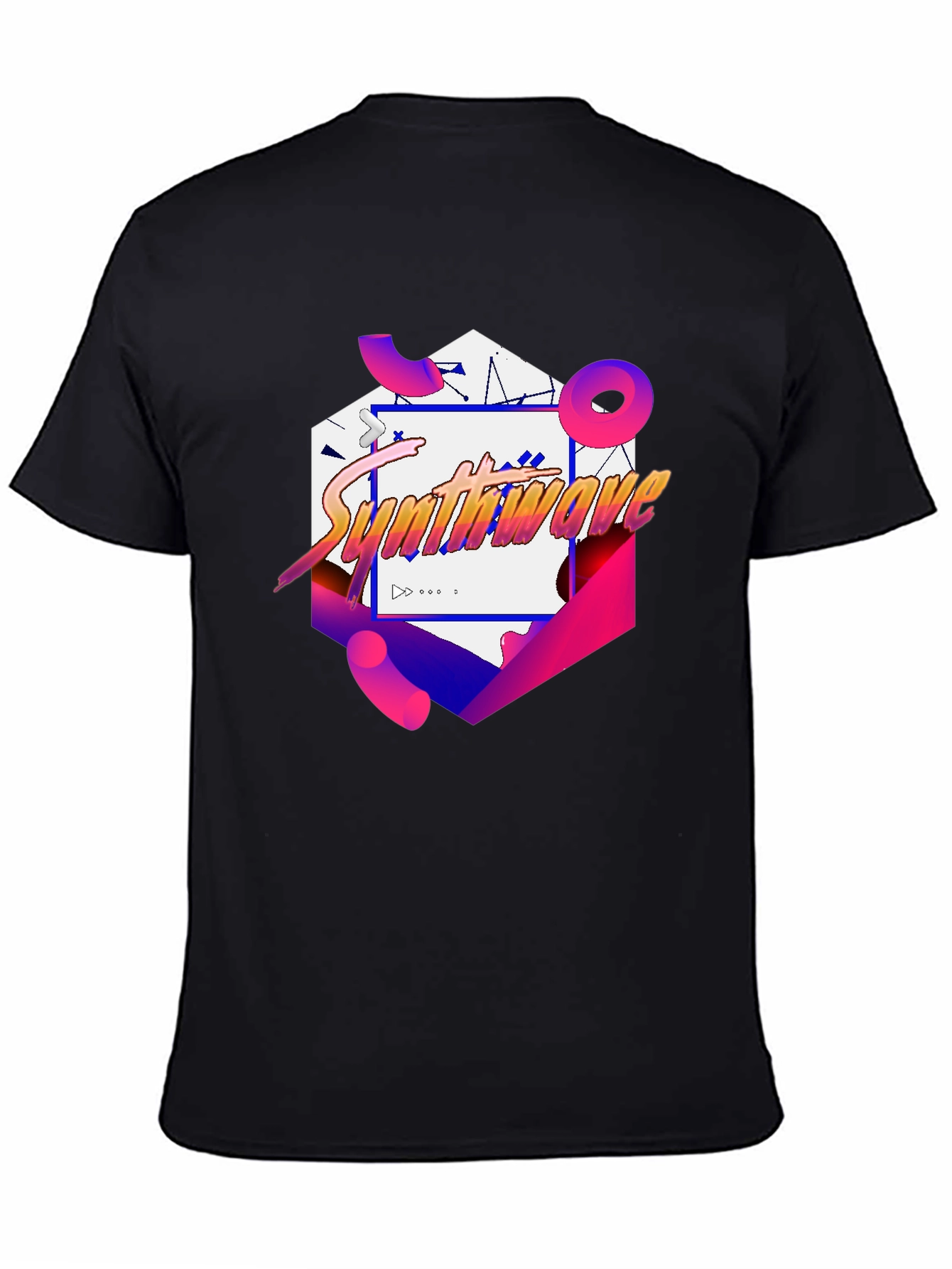 Synthwave Graphic Tee - Retro 80s Style