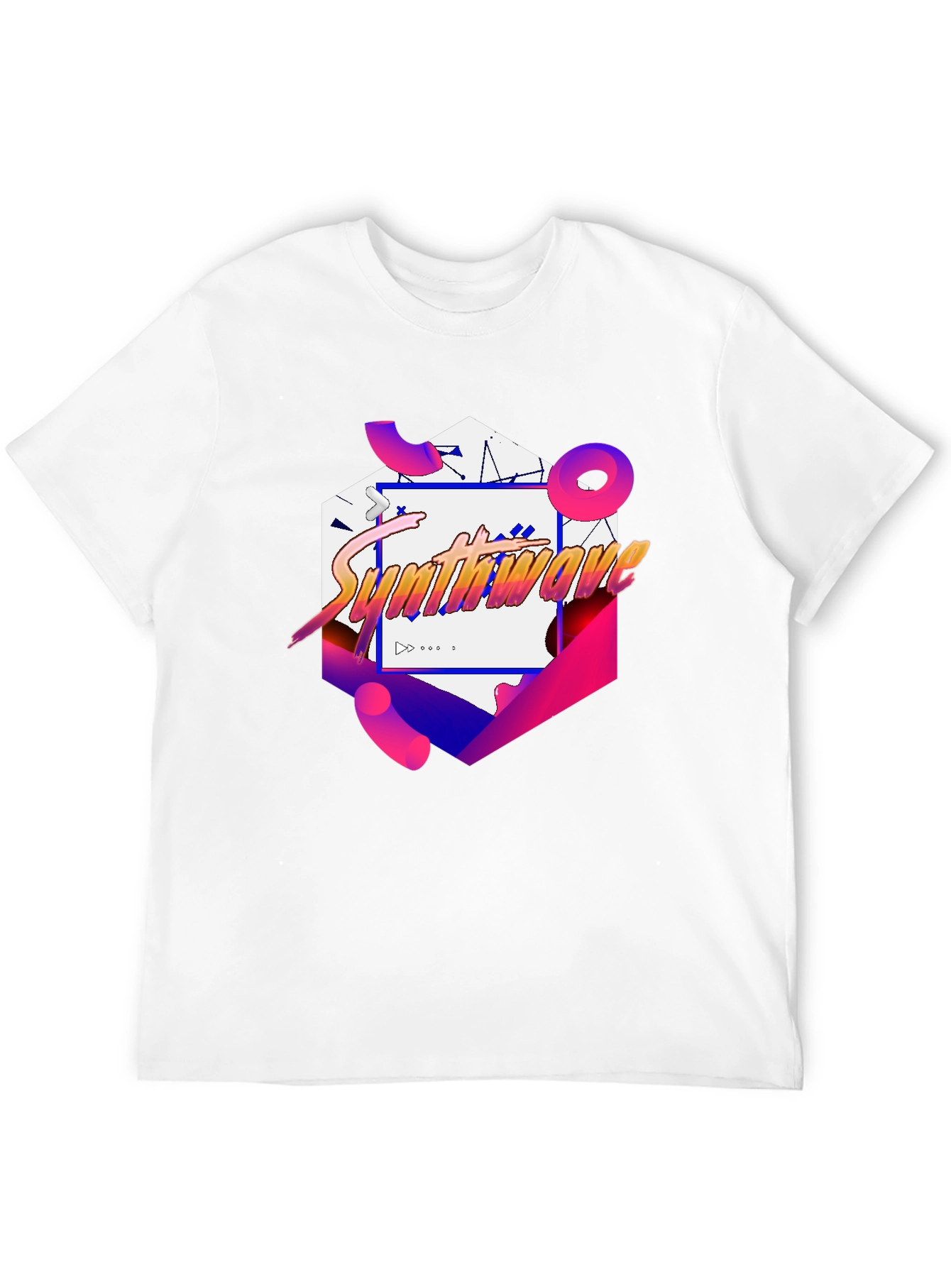 Synthwave Graphic Tee - Retro 80s Style