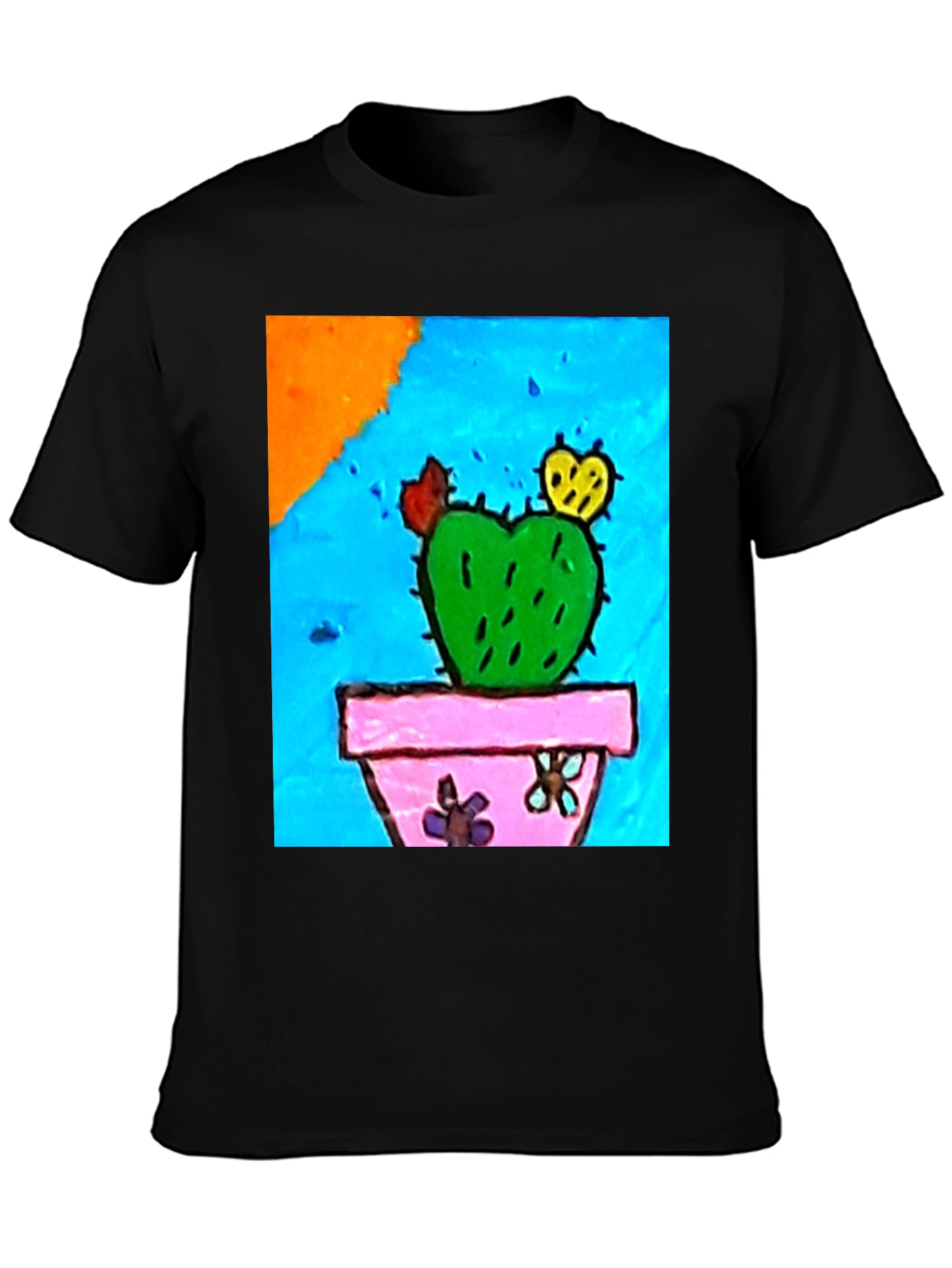 Quirky Cactus Graphic T-Shirt