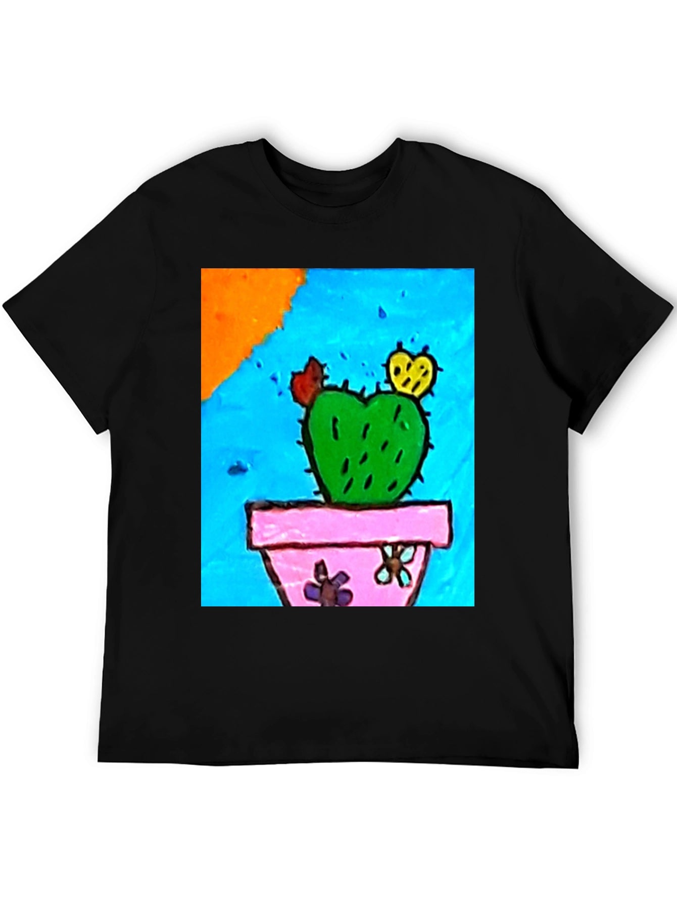 Quirky Cactus Graphic T-Shirt