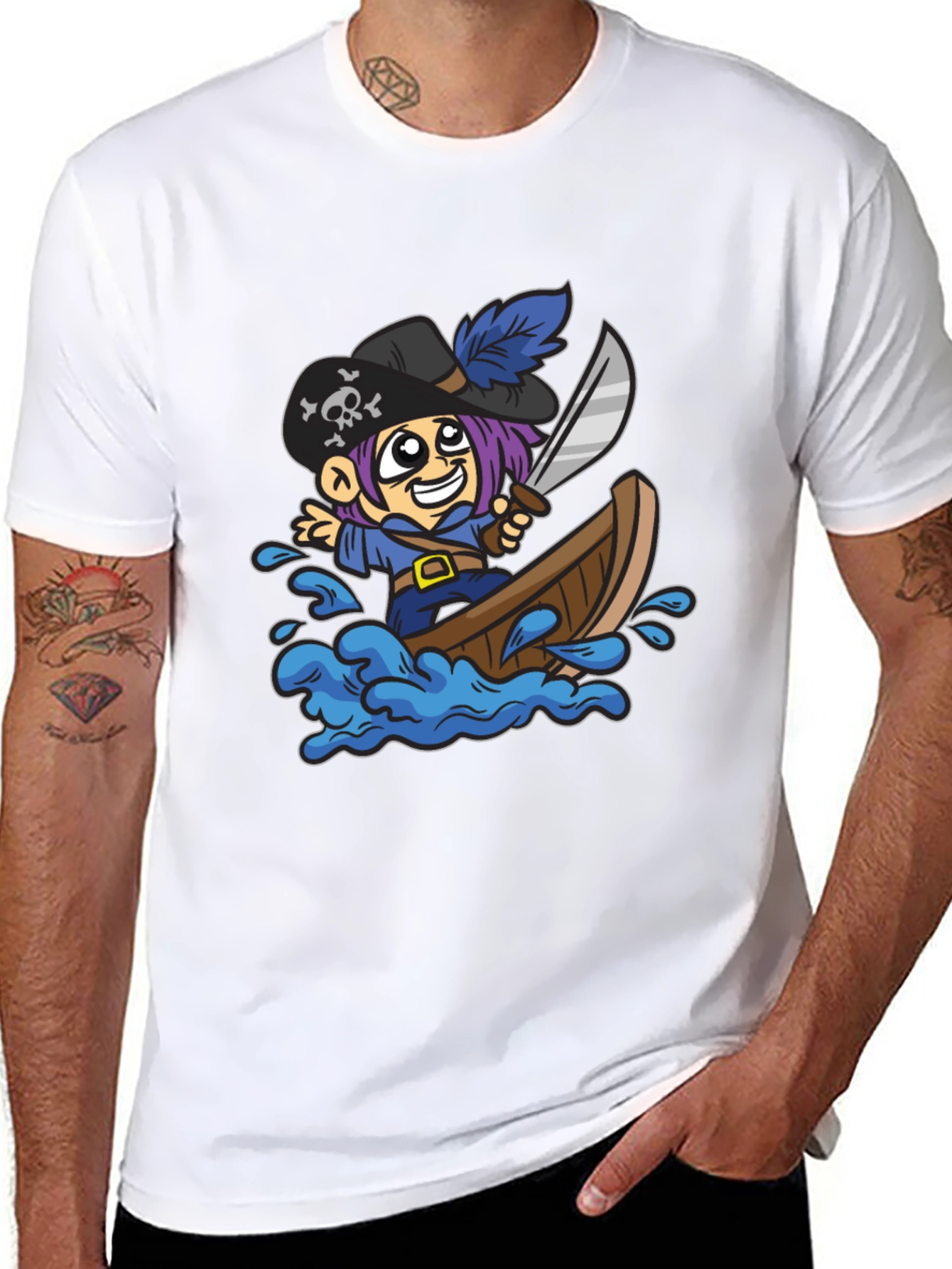 Cartoon Pirate T-Shirt