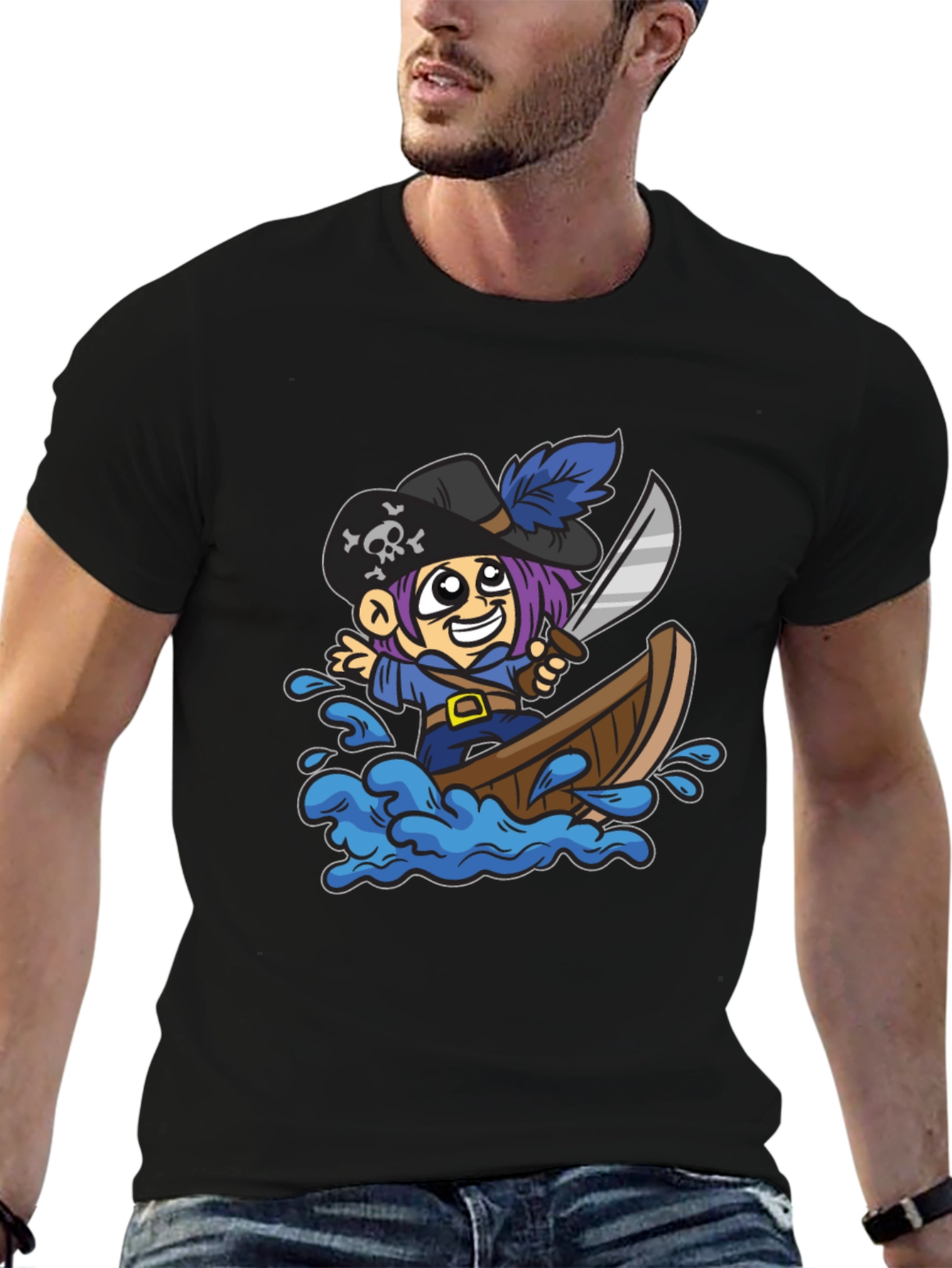 Cartoon Pirate T-Shirt