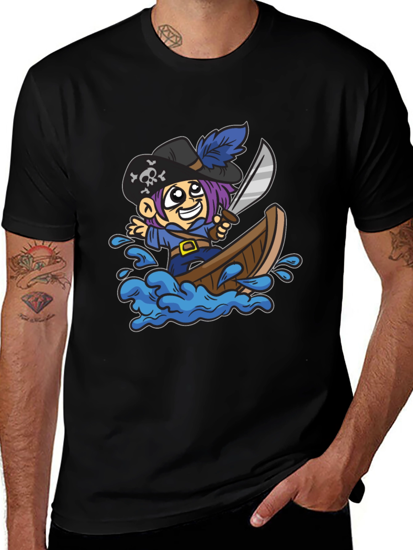 Cartoon Pirate T-Shirt