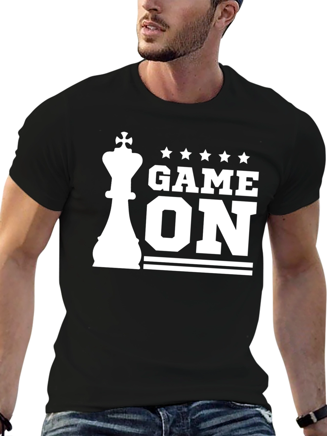 Game On Chess King Graphic T-Shirt
