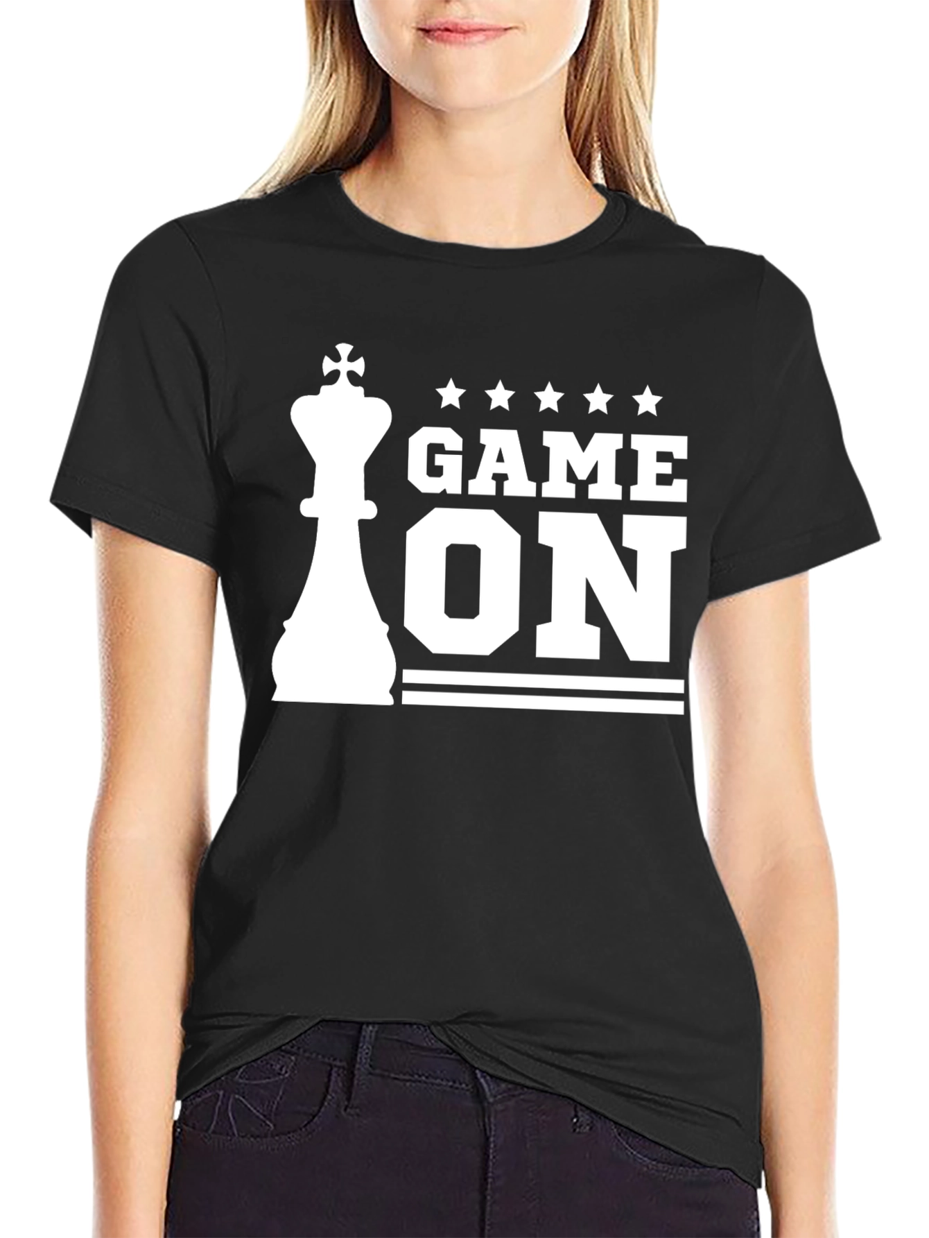 Game On Chess King Graphic T-Shirt