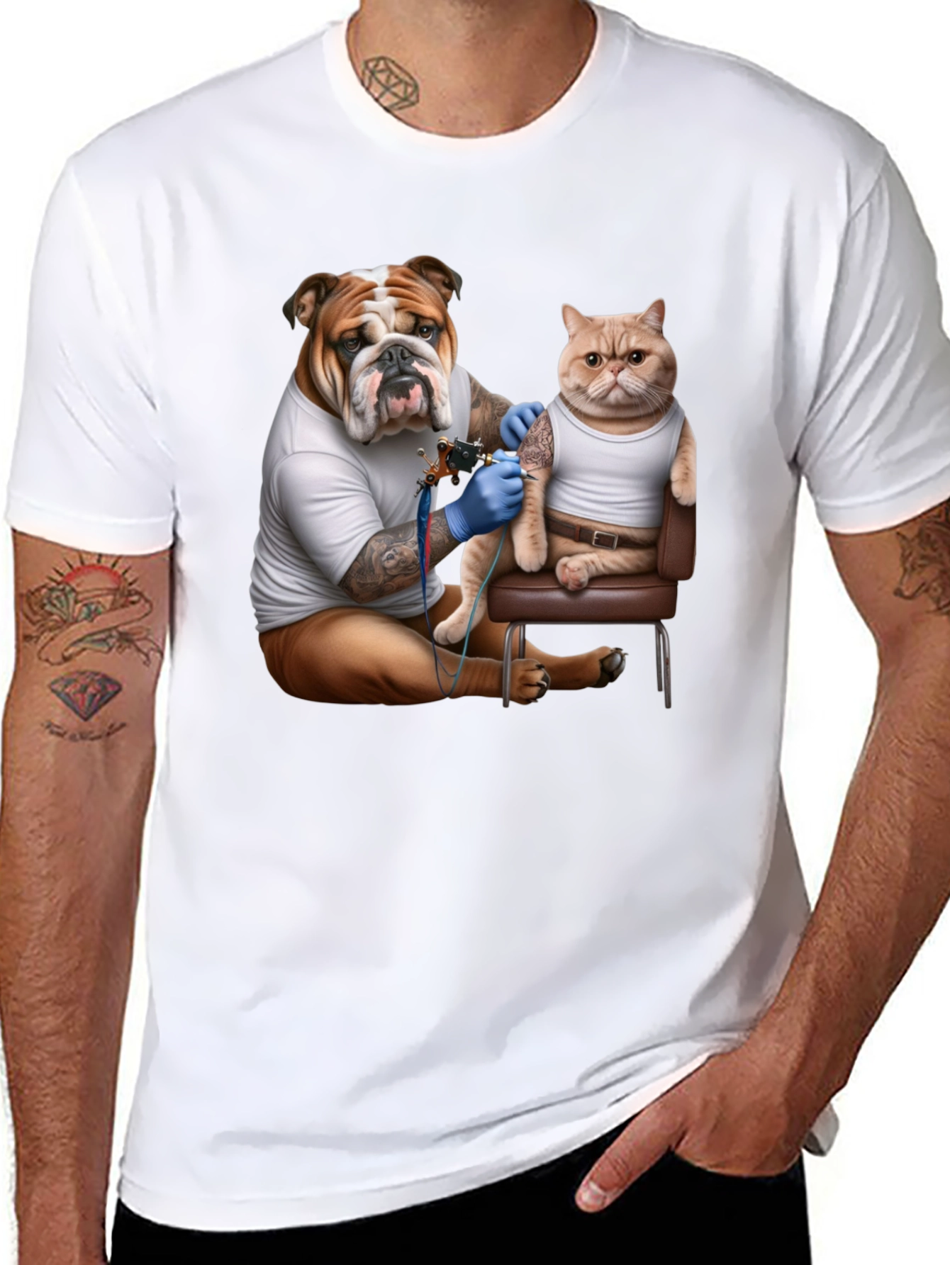 Dog Tattoo Artist T-Shirt