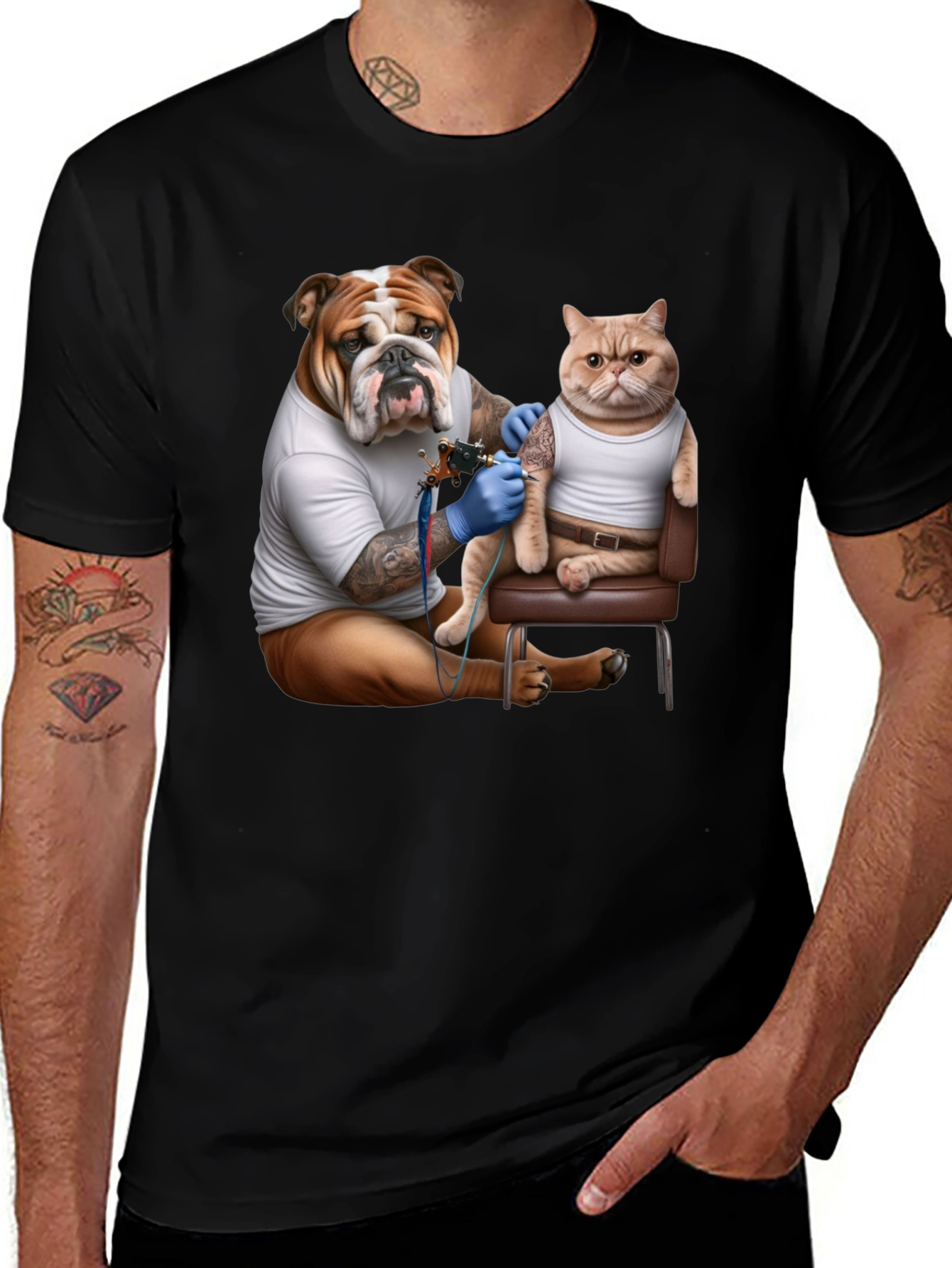 Dog Tattoo Artist T-Shirt