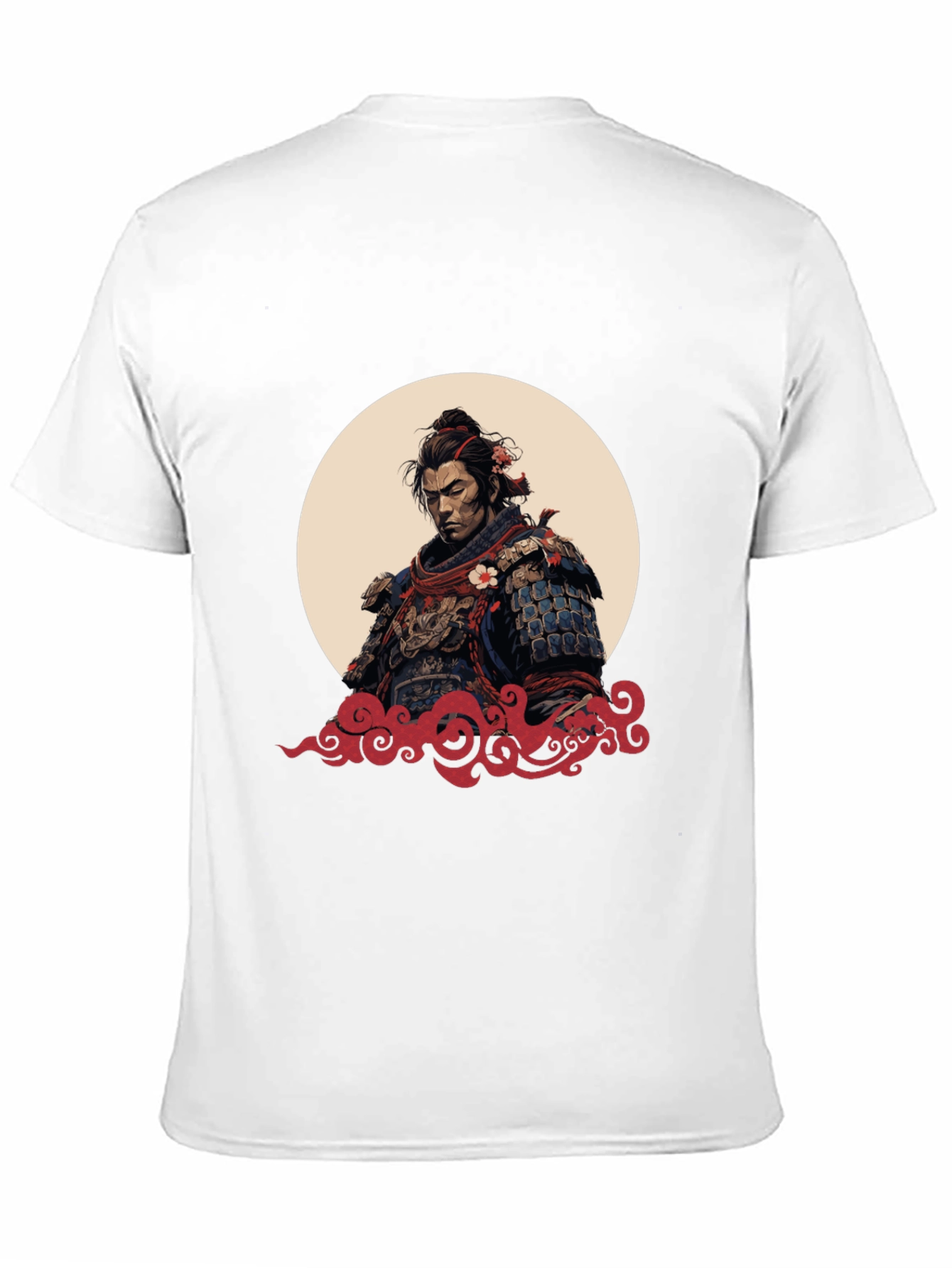 Samurai Warrior Graphic Tee - Black