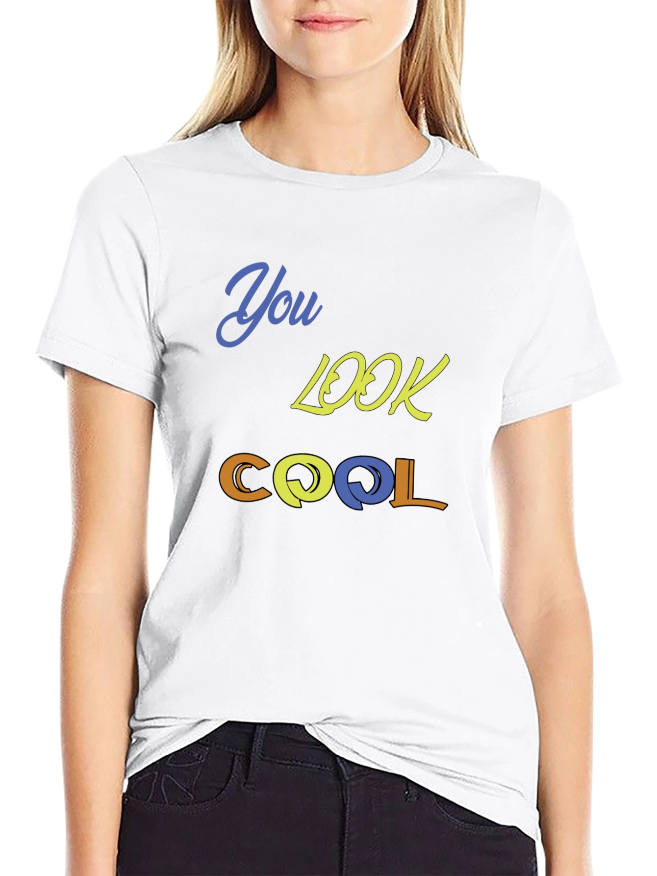 You Look Cool Black T-Shirt