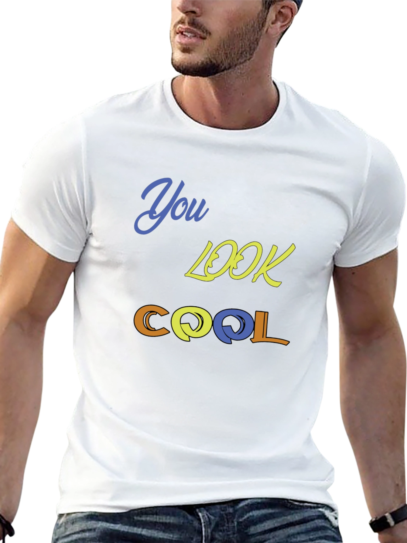 You Look Cool Black T-Shirt