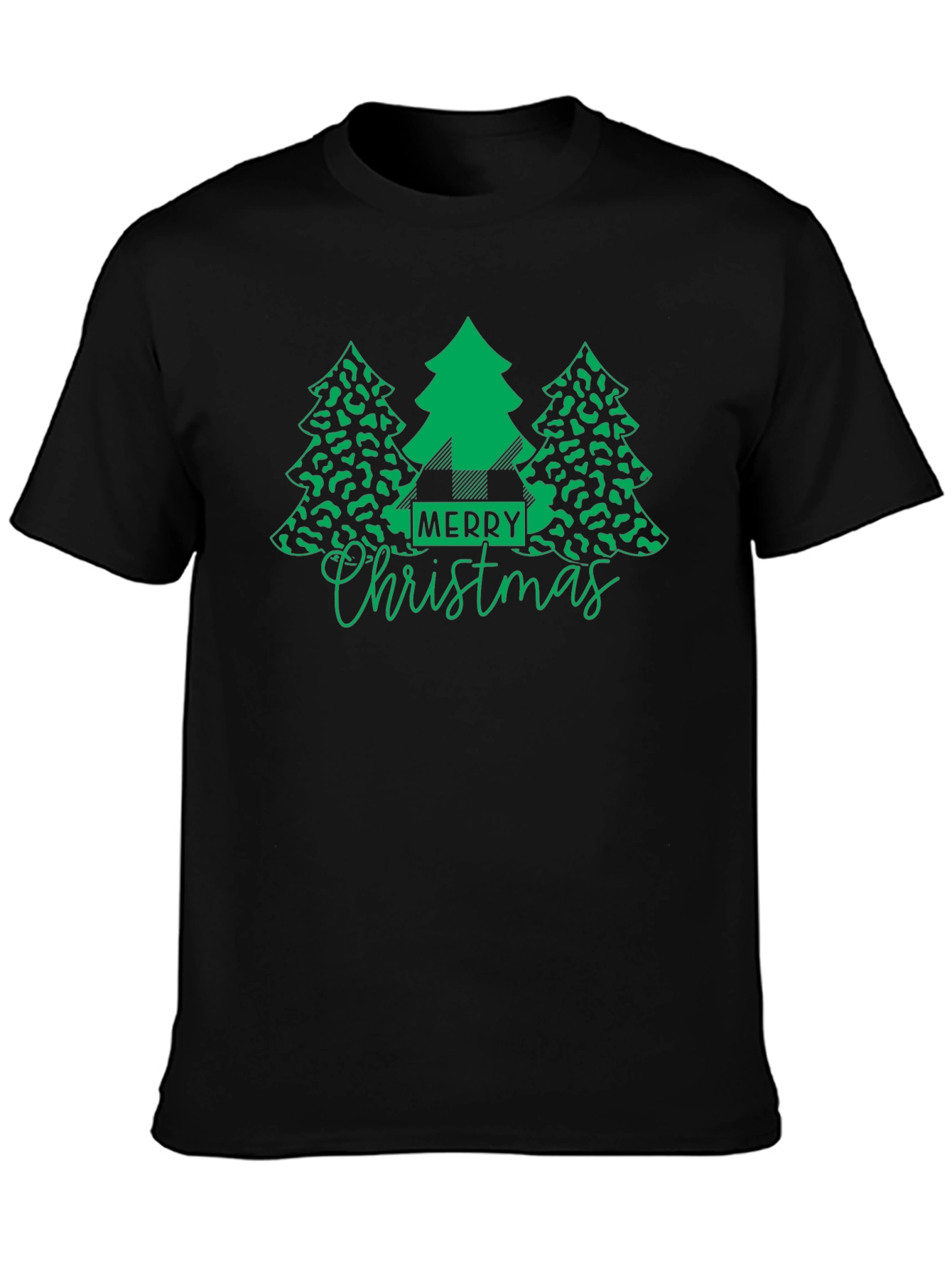 Merry Christmas Tree Graphic Tee