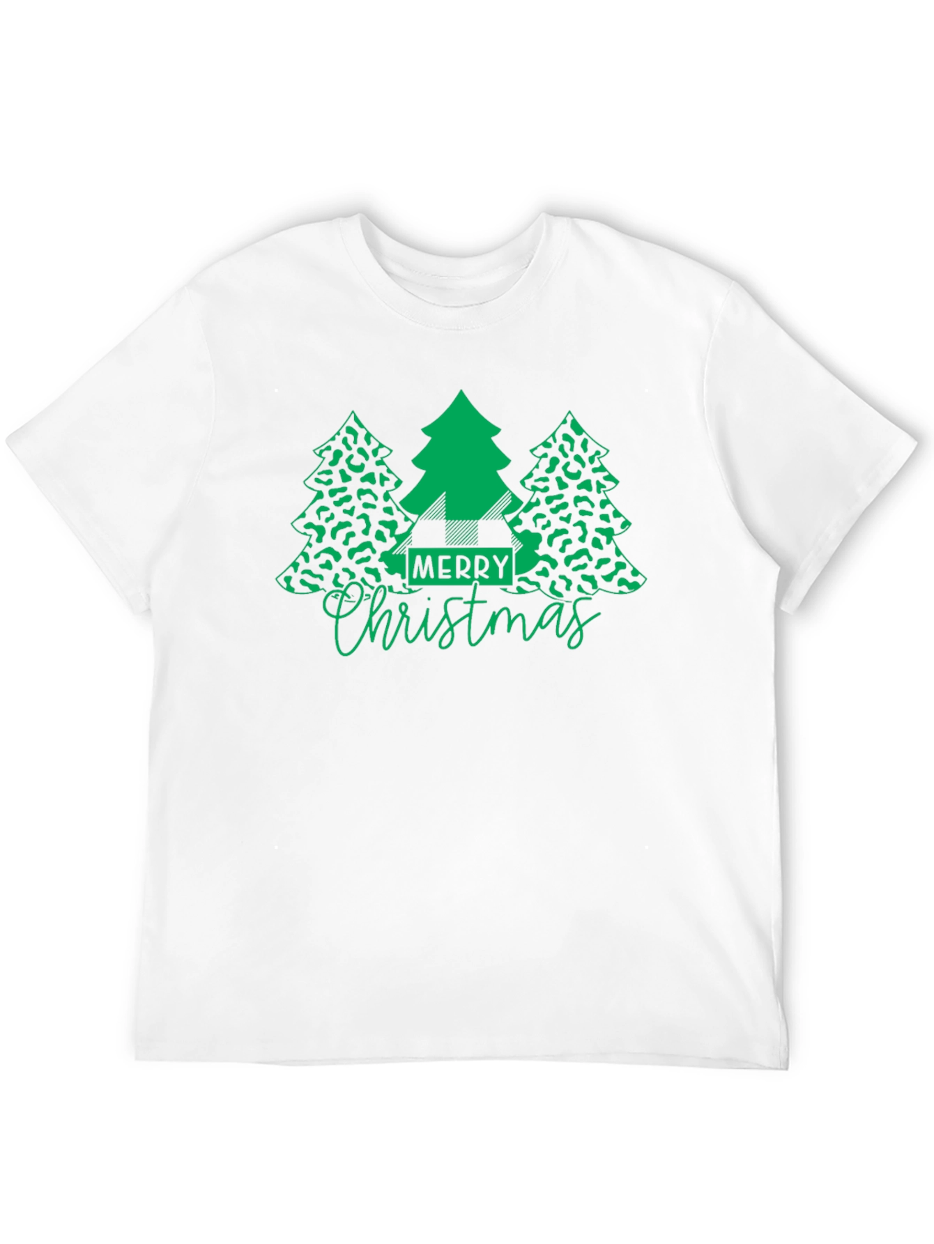 Merry Christmas Tree Graphic Tee