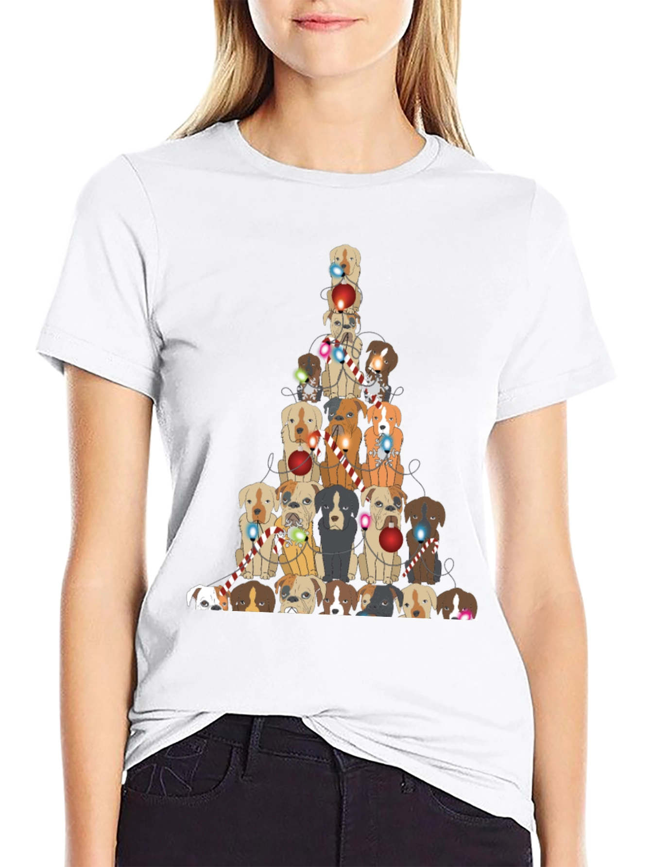 Dog Christmas Tree T-Shirt