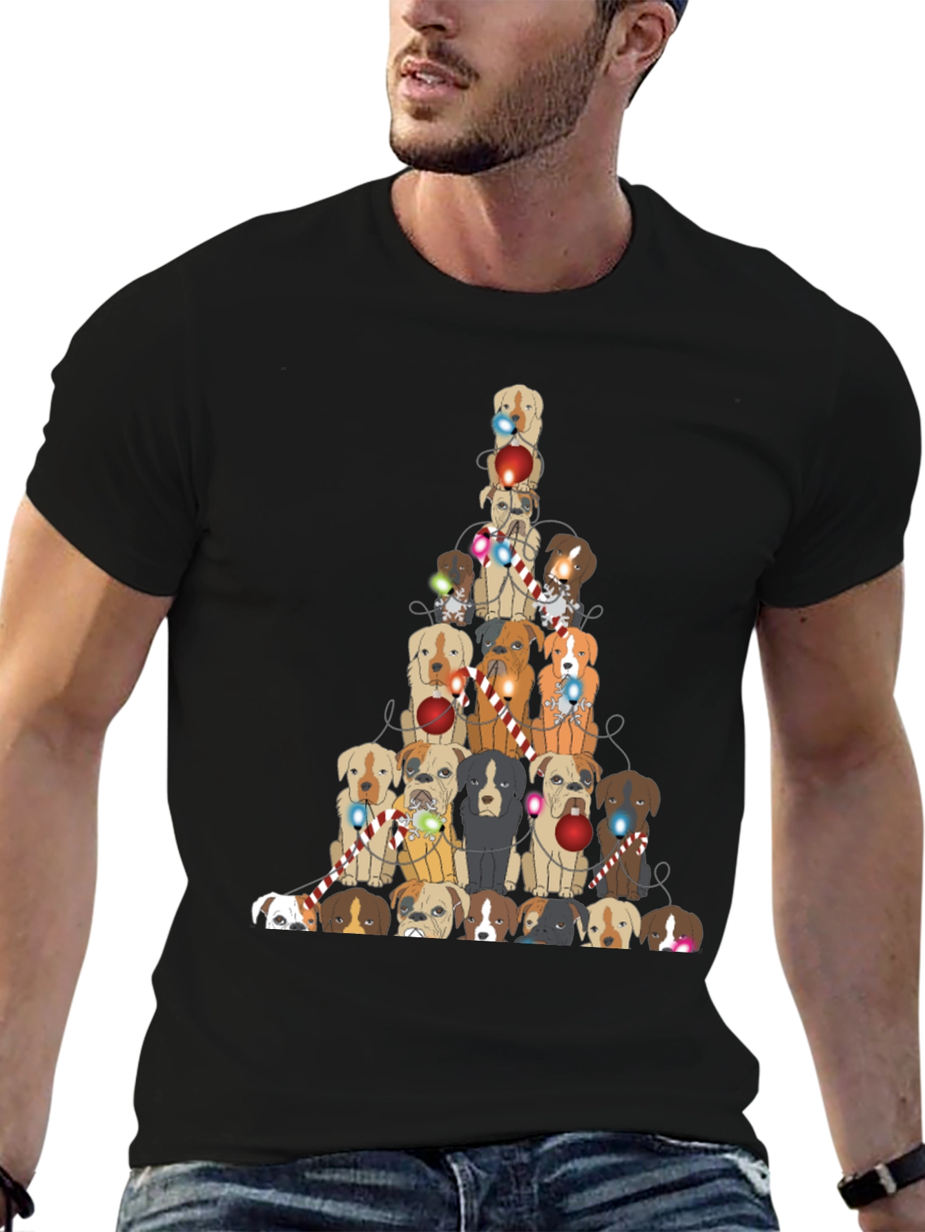 Dog Christmas Tree T-Shirt