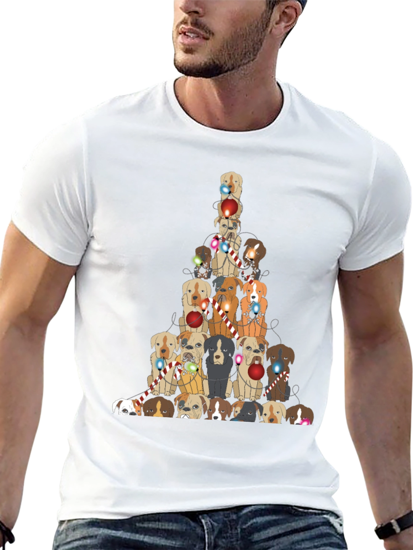 Dog Christmas Tree T-Shirt