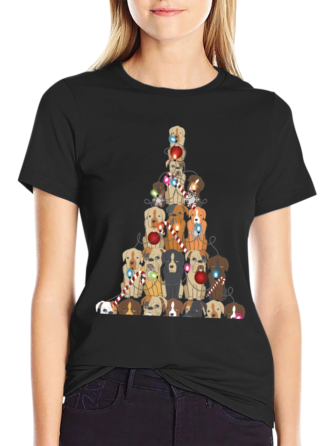 Dog Christmas Tree T-Shirt