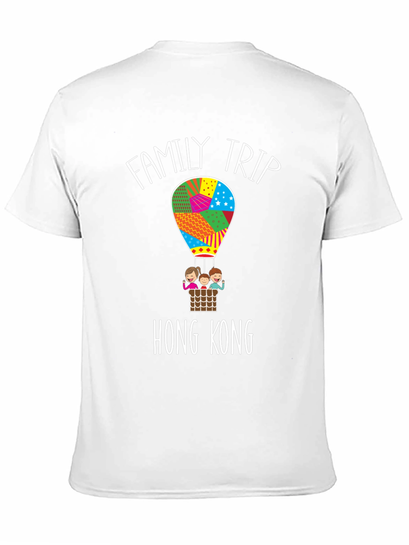 Family Trip Hong Kong Hot Air Balloon T-Shirt