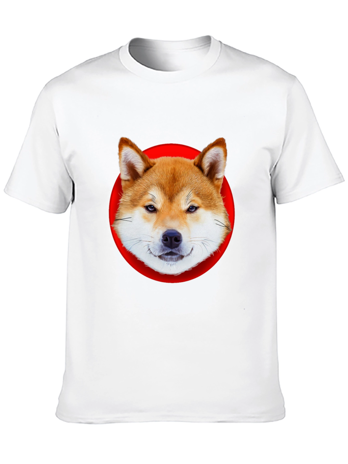 Shiba Inu Dog Graphic Tee - Classic Black