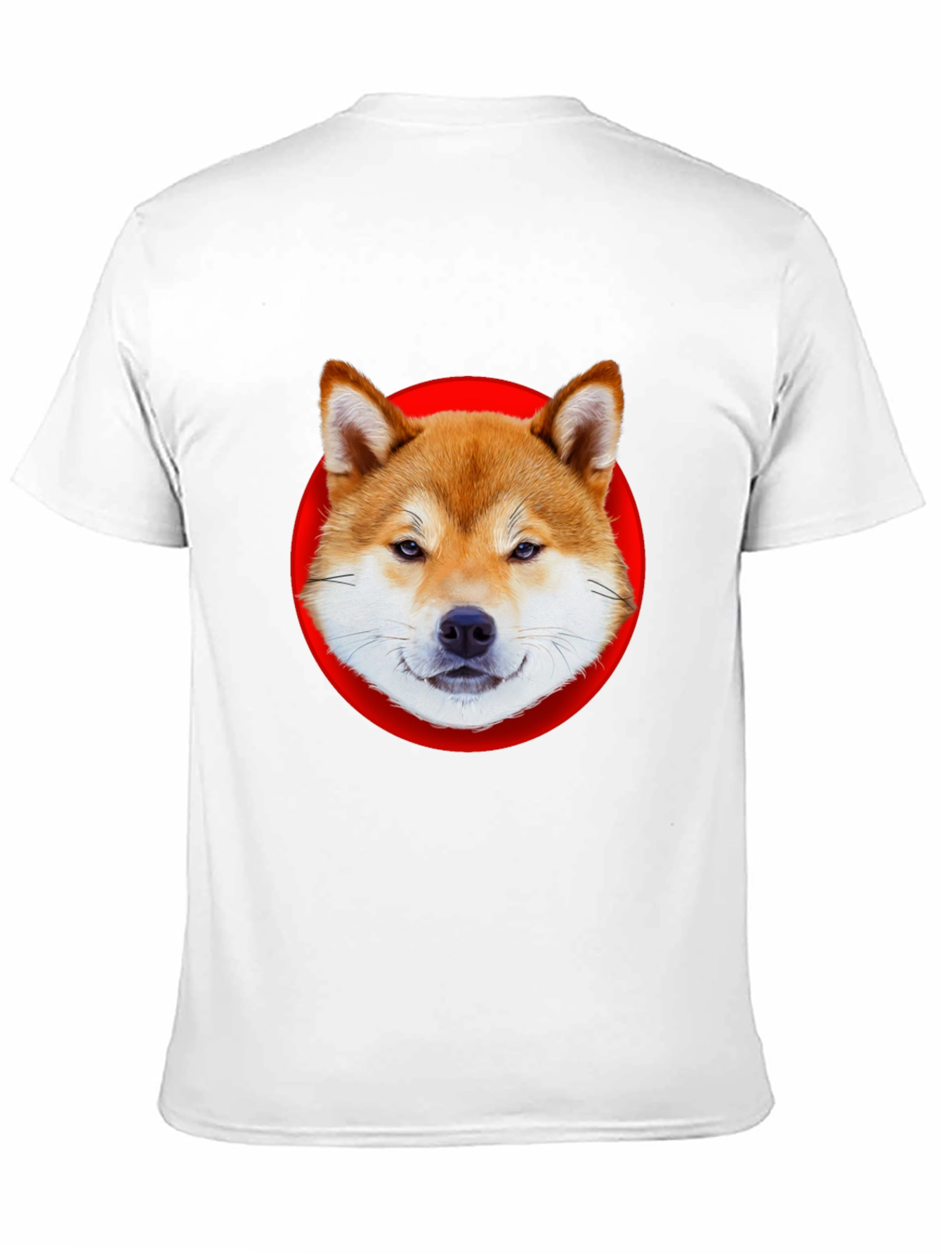 Shiba Inu Dog Graphic Tee - Classic Black