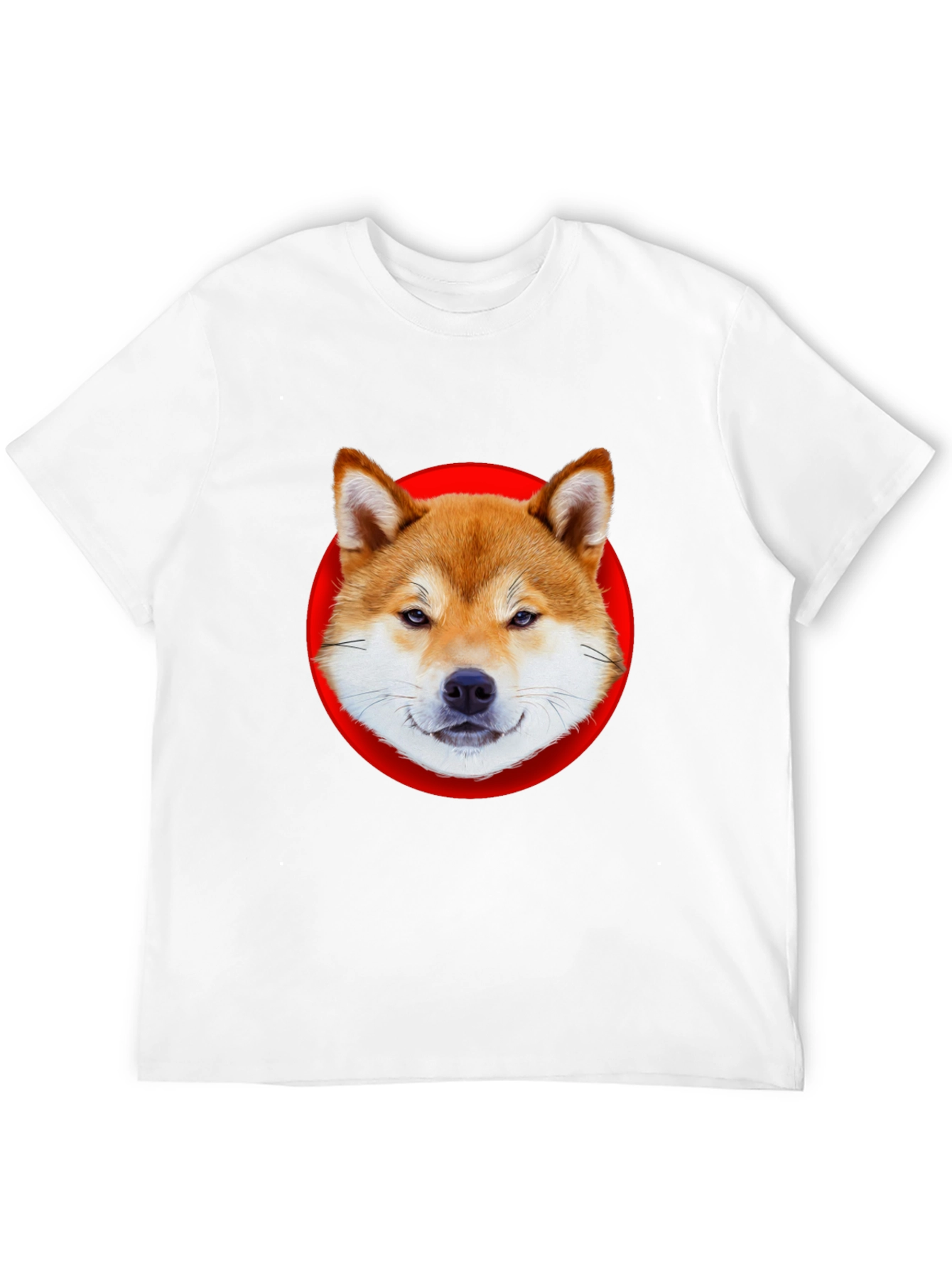 Shiba Inu Dog Graphic Tee - Classic Black