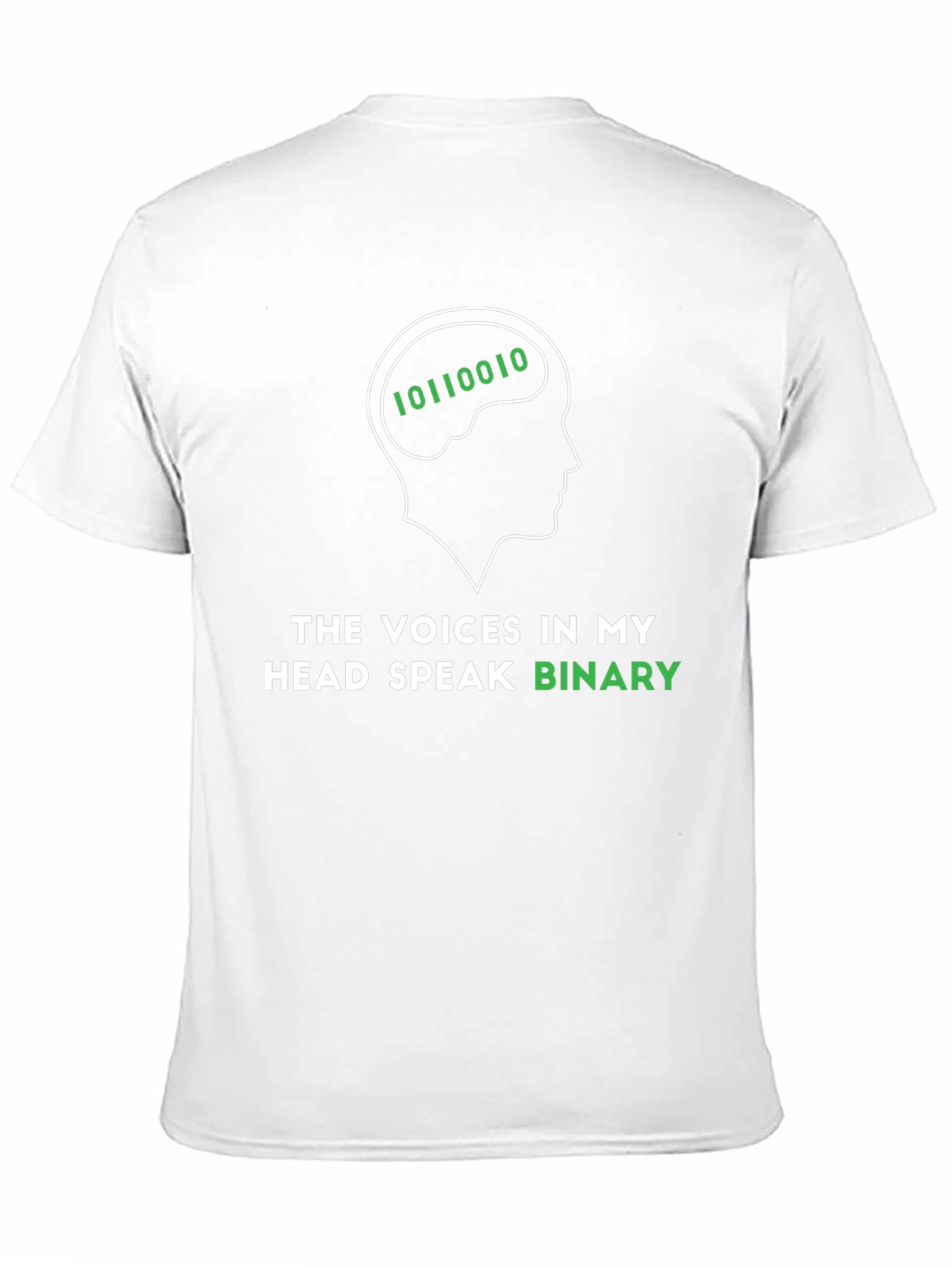 Binary Brain T-Shirt - Geek Programmer Tee