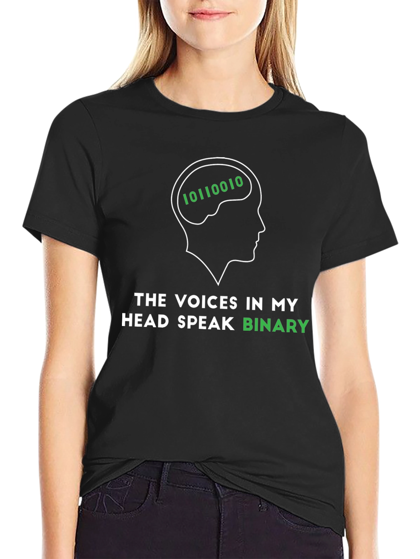 Binary Brain T-Shirt - Geek Programmer Tee