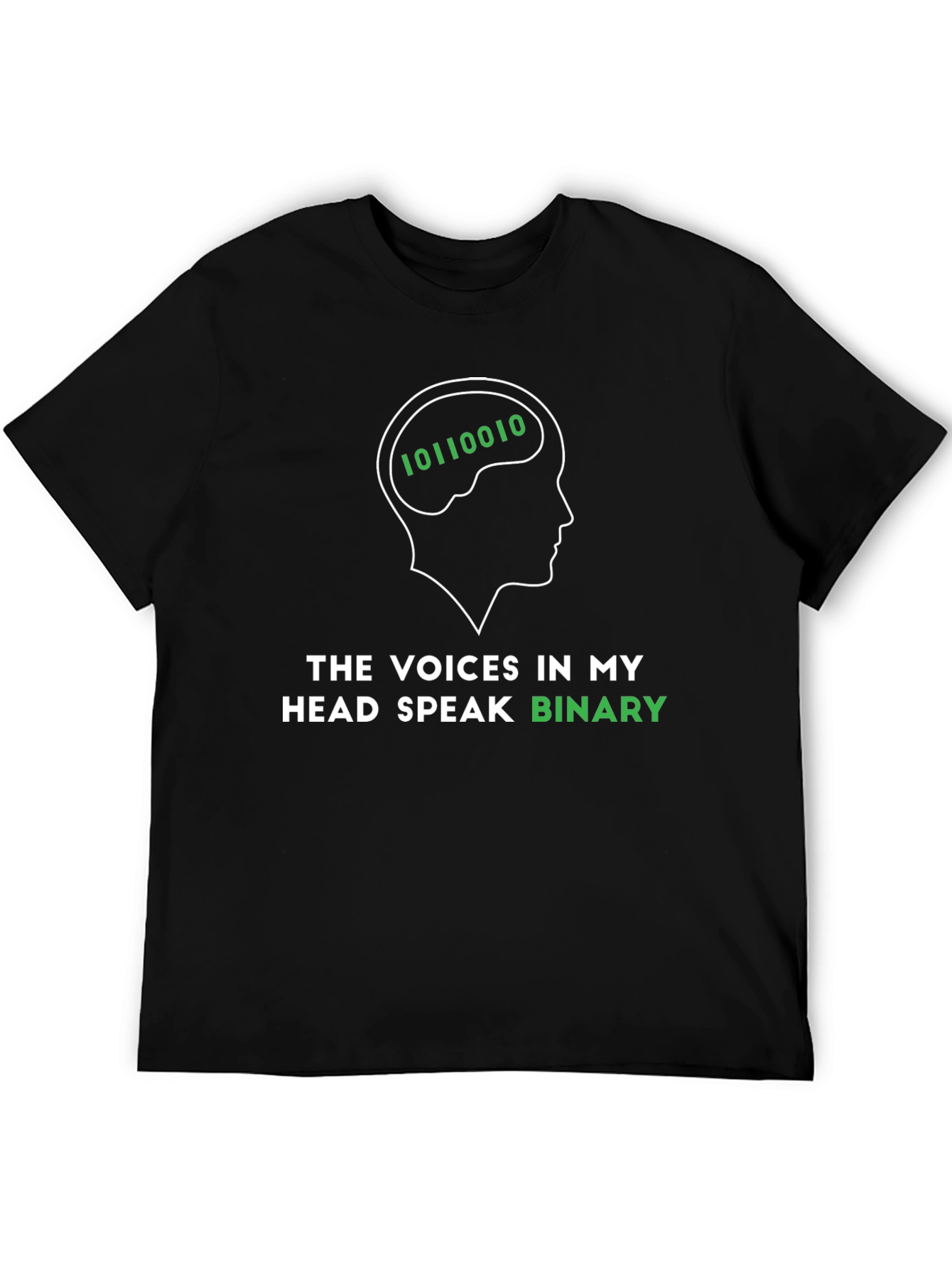 Binary Brain T-Shirt - Geek Programmer Tee