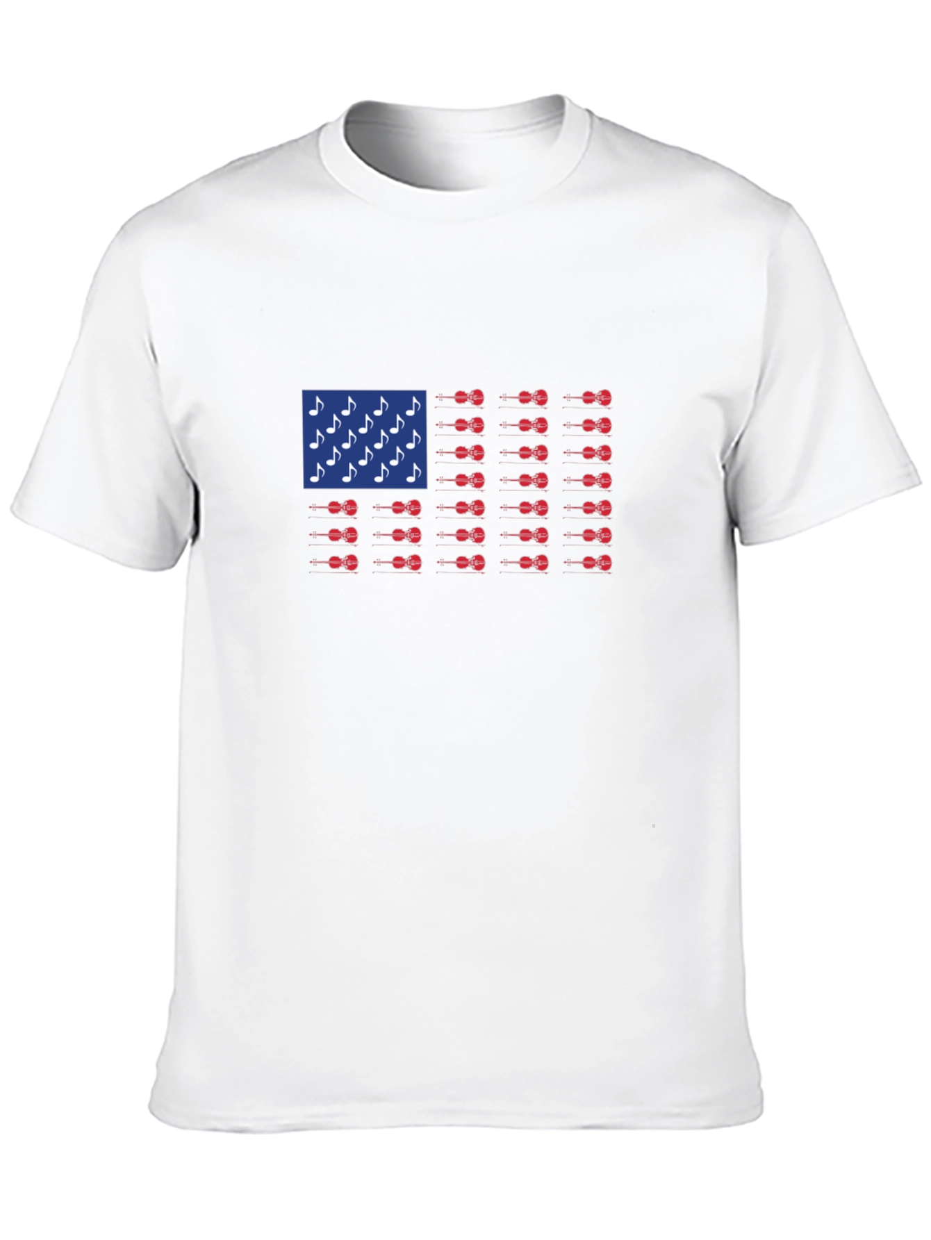 Musical American Flag T-Shirt